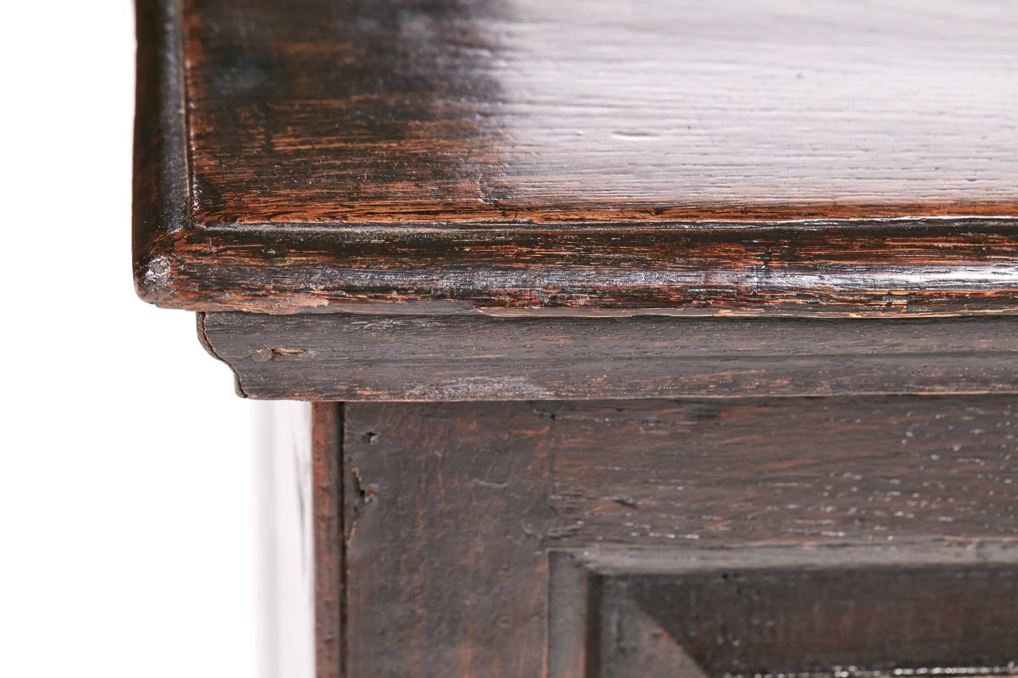 European 17th Century Panelled Oak Coffer