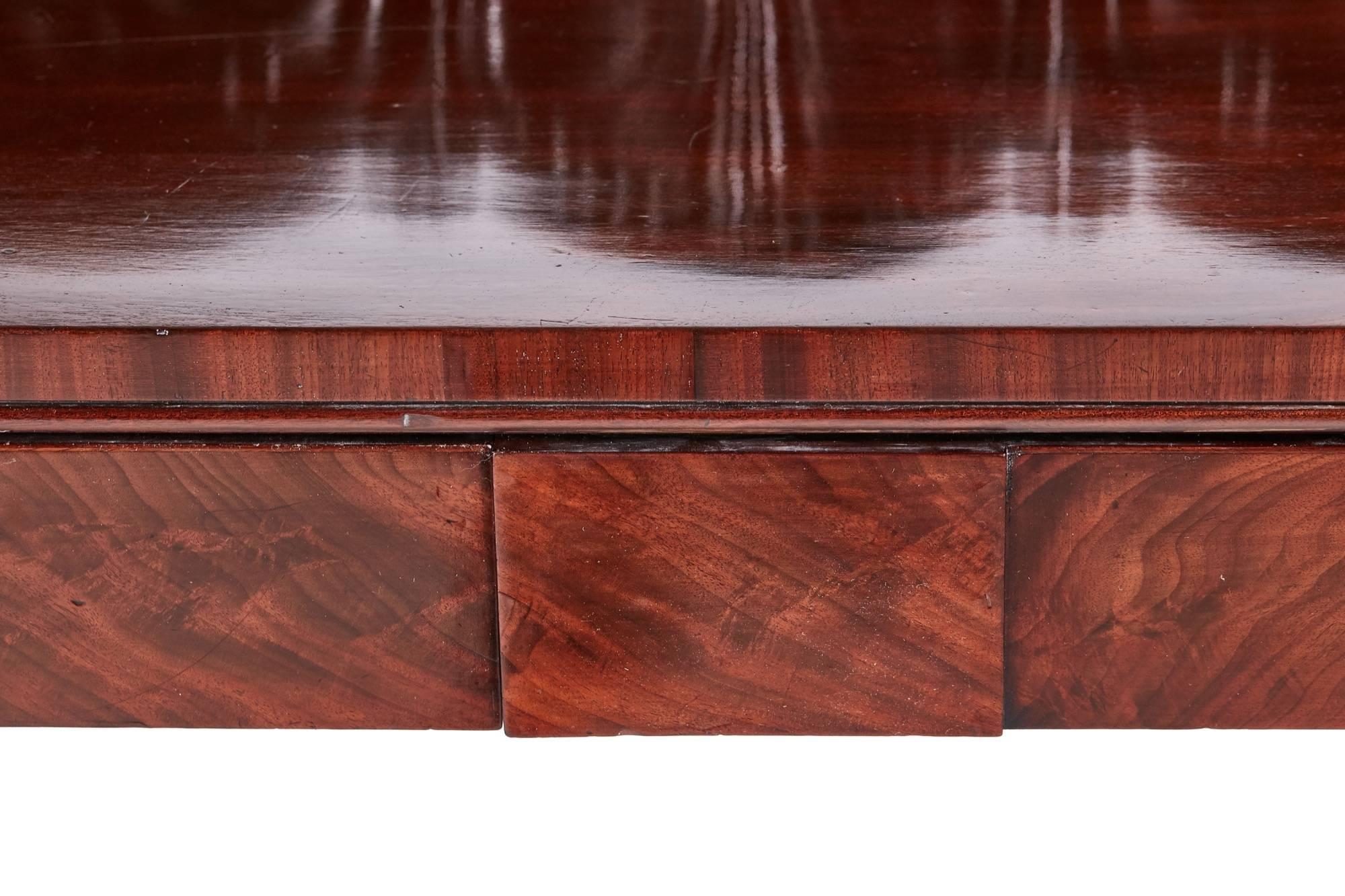 European Outstanding Quality Antique Mahogany Sideboard For Sale