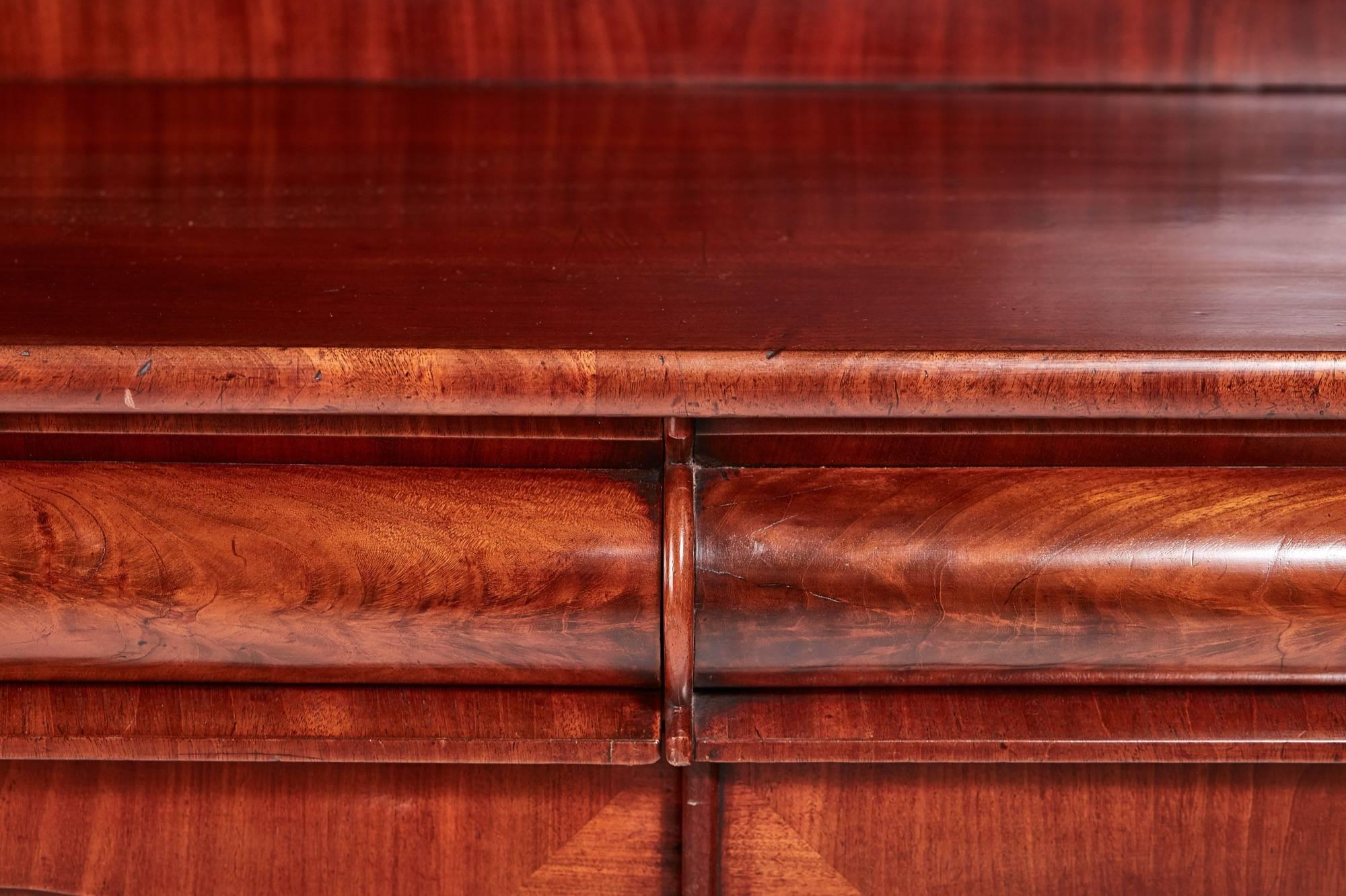 Quality Victorian Mahogany Chiffonier 2