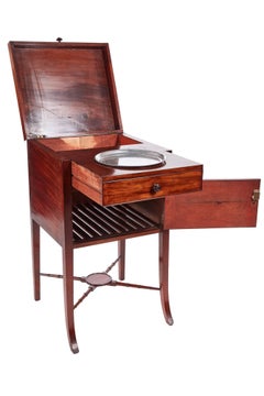 Unusual Georgian Mahogany Washstand
