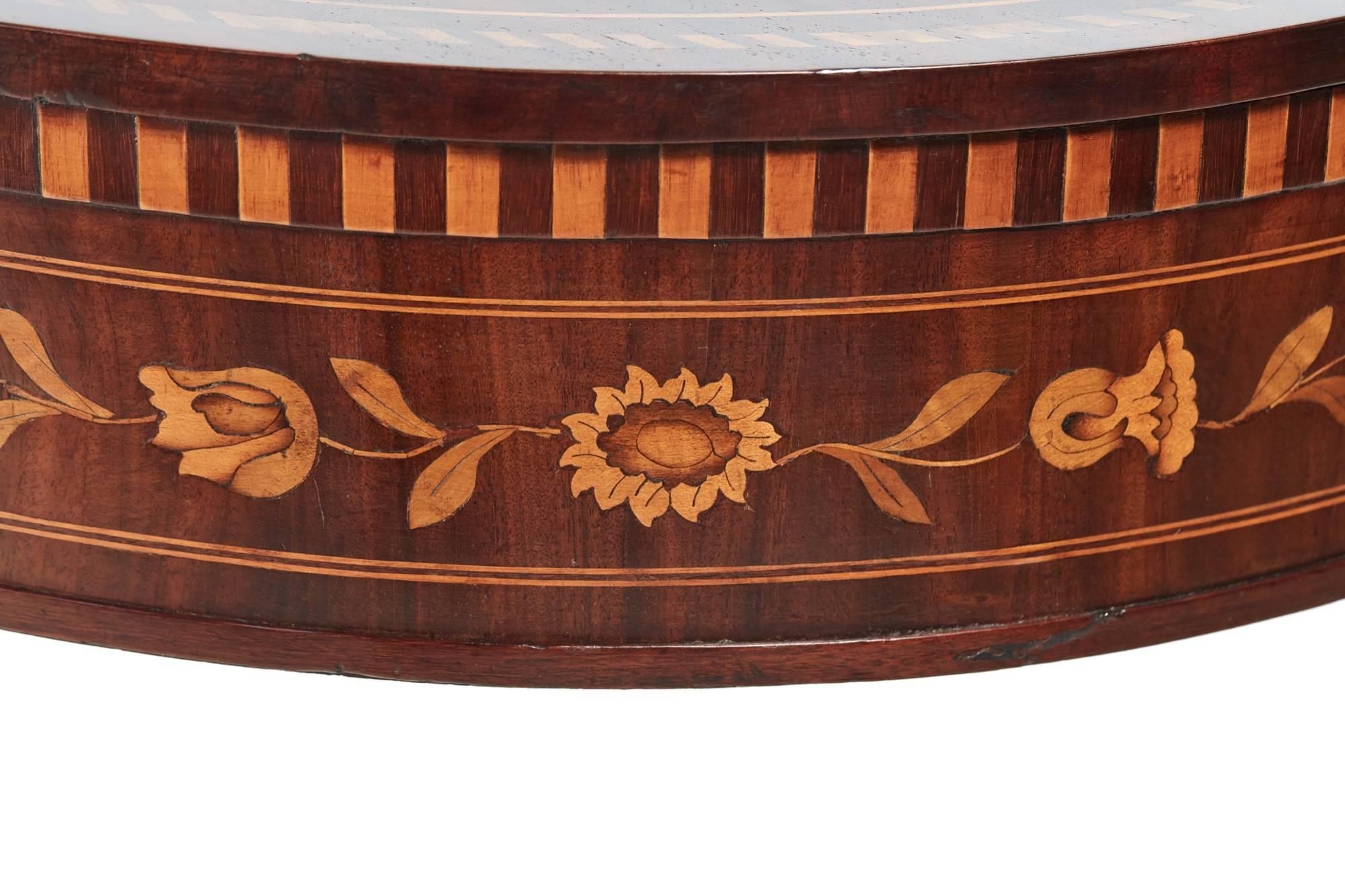 18th Century and Earlier Fine Pair of 18th Century Dutch Marquetry Console Tables