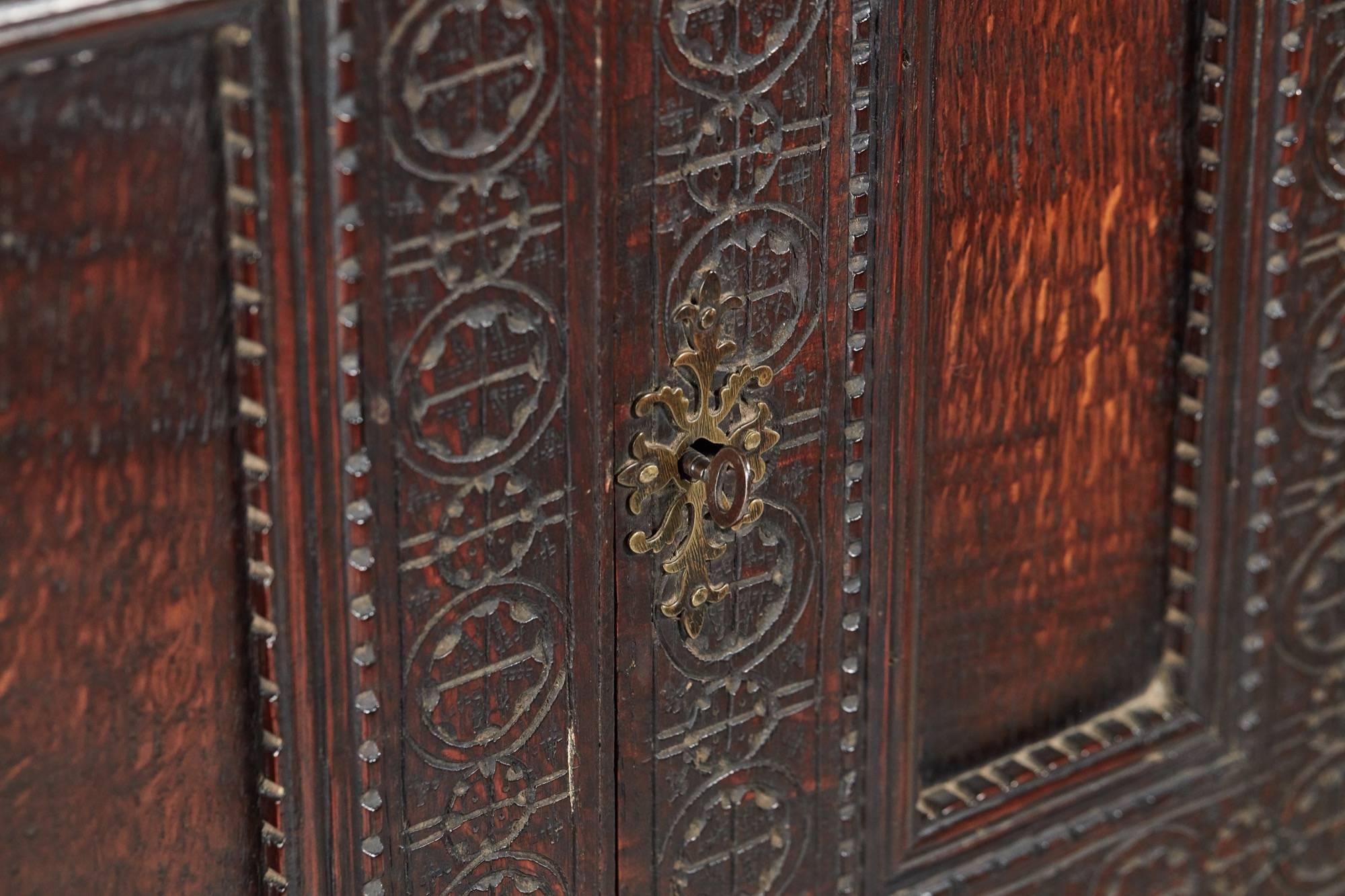 small antique cupboard