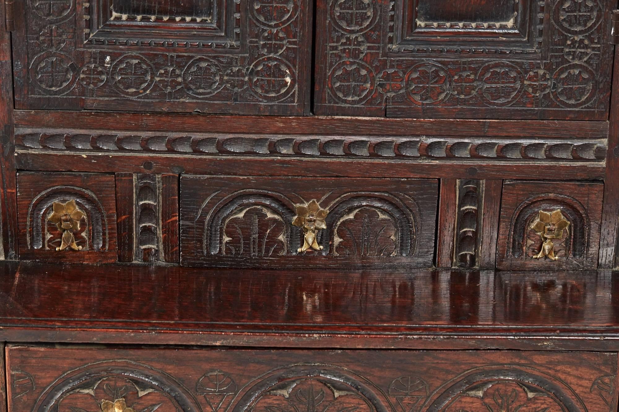 antique oak cupboard