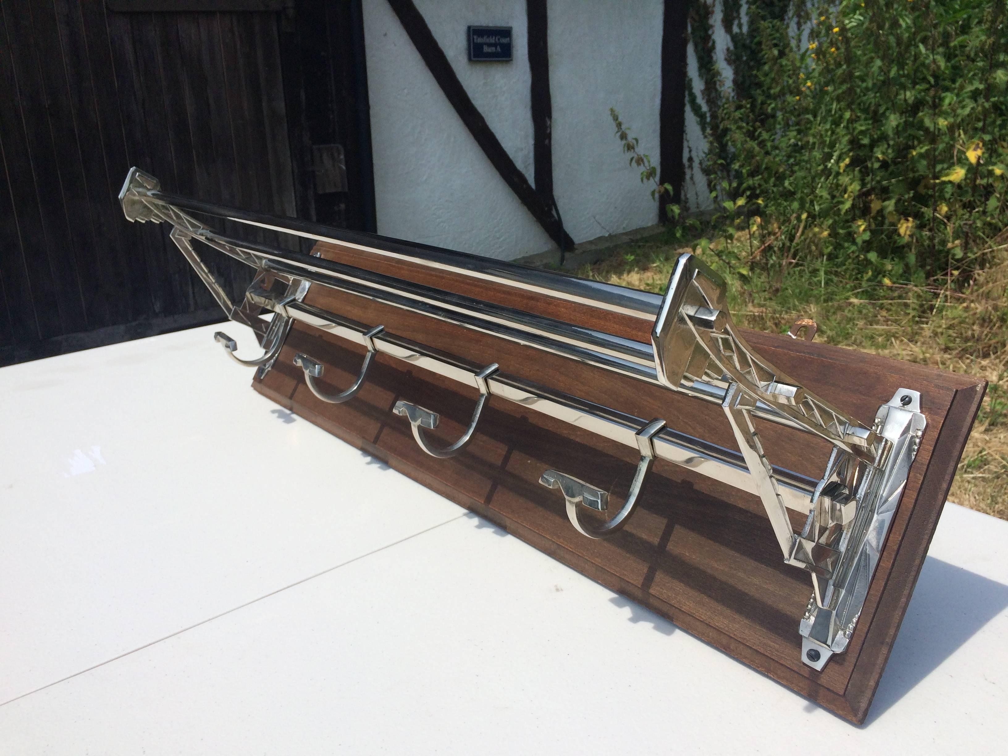 French Art Deco Coat Rack For Sale