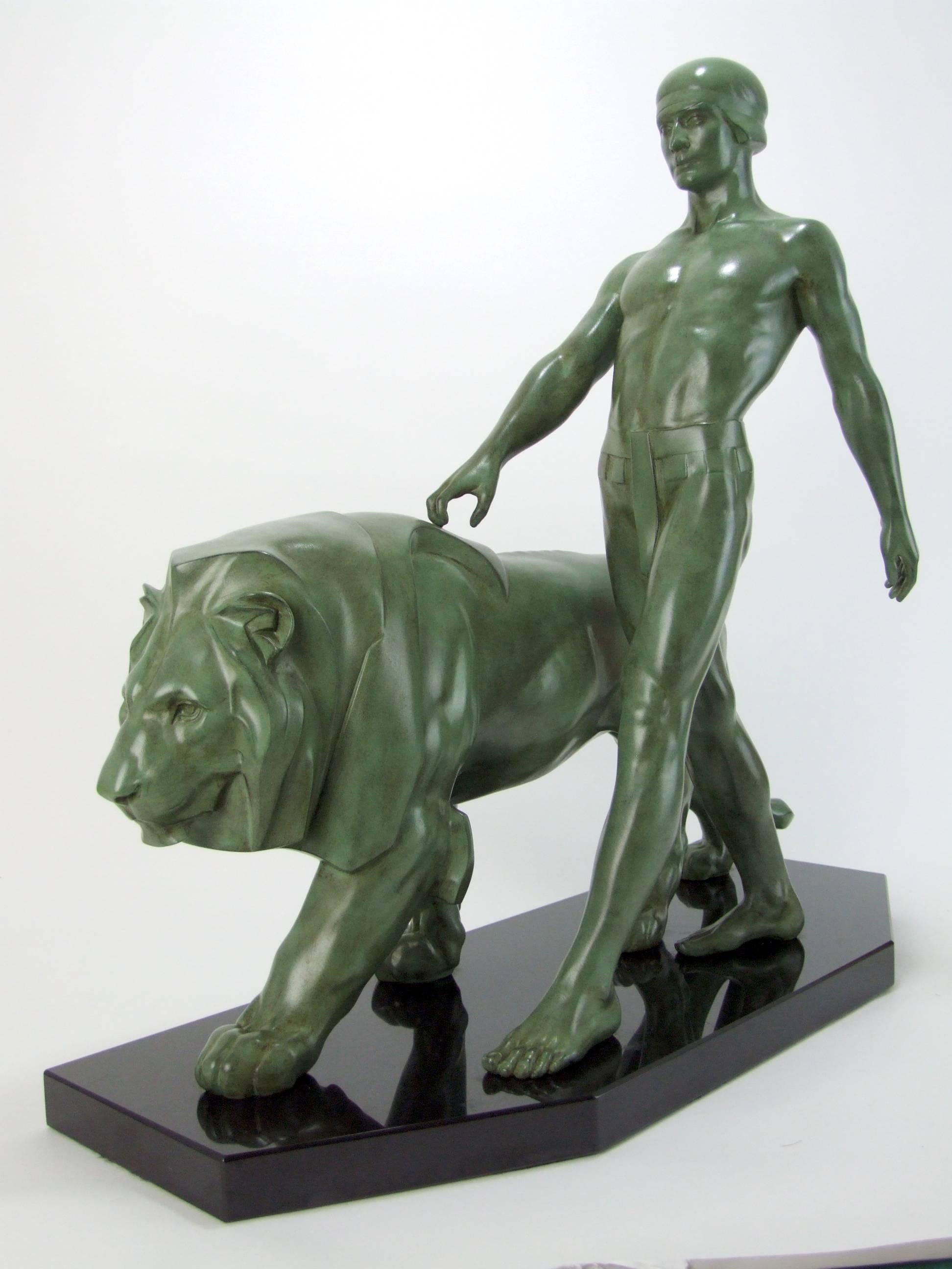 Patinated Bellauer by Le Verrier For Sale