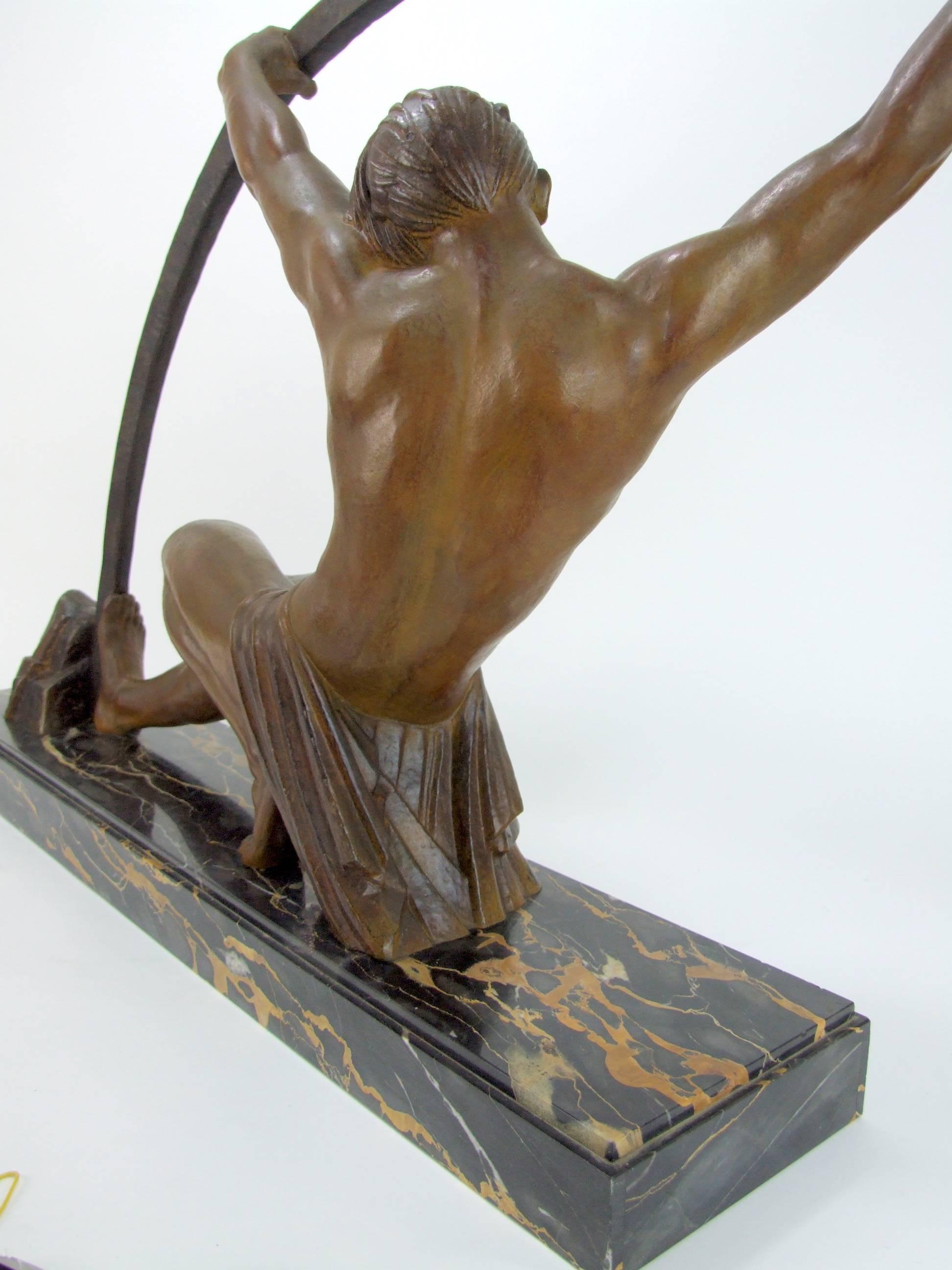 Early 20th Century Bronze Age Statue by Chiparus For Sale