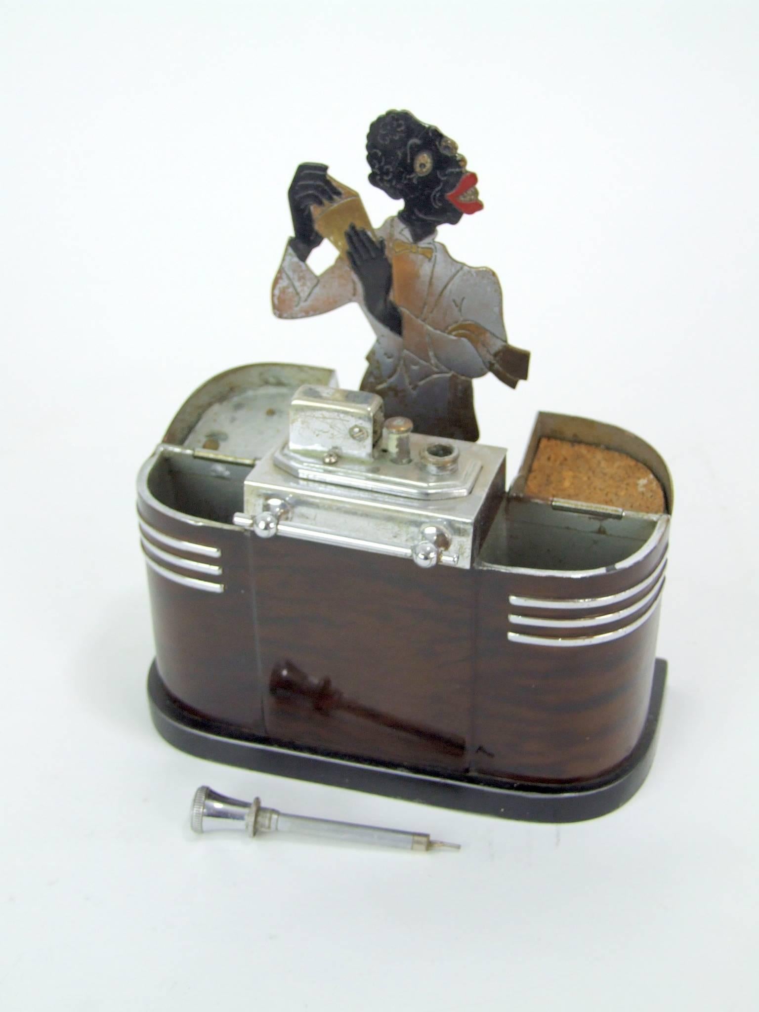 Mid-20th Century Ronson Bartender Cigarette Compendium