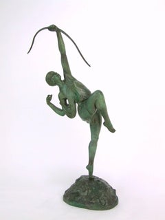Danseuse a L'arc an Art Deco Bronze Sculpture by Pierre Le Faguays