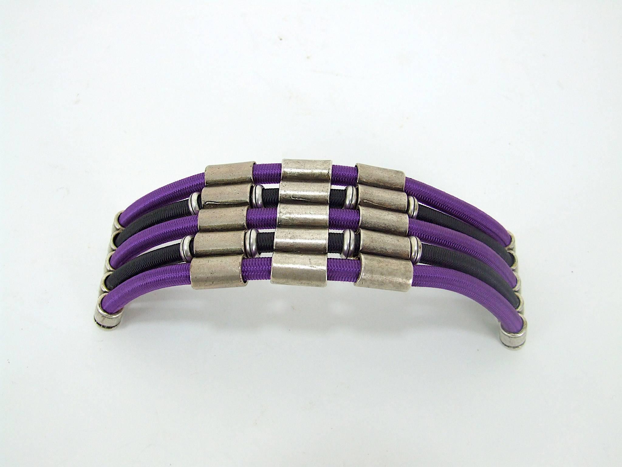 French Designer Art Deco Bangle by Max Debraine