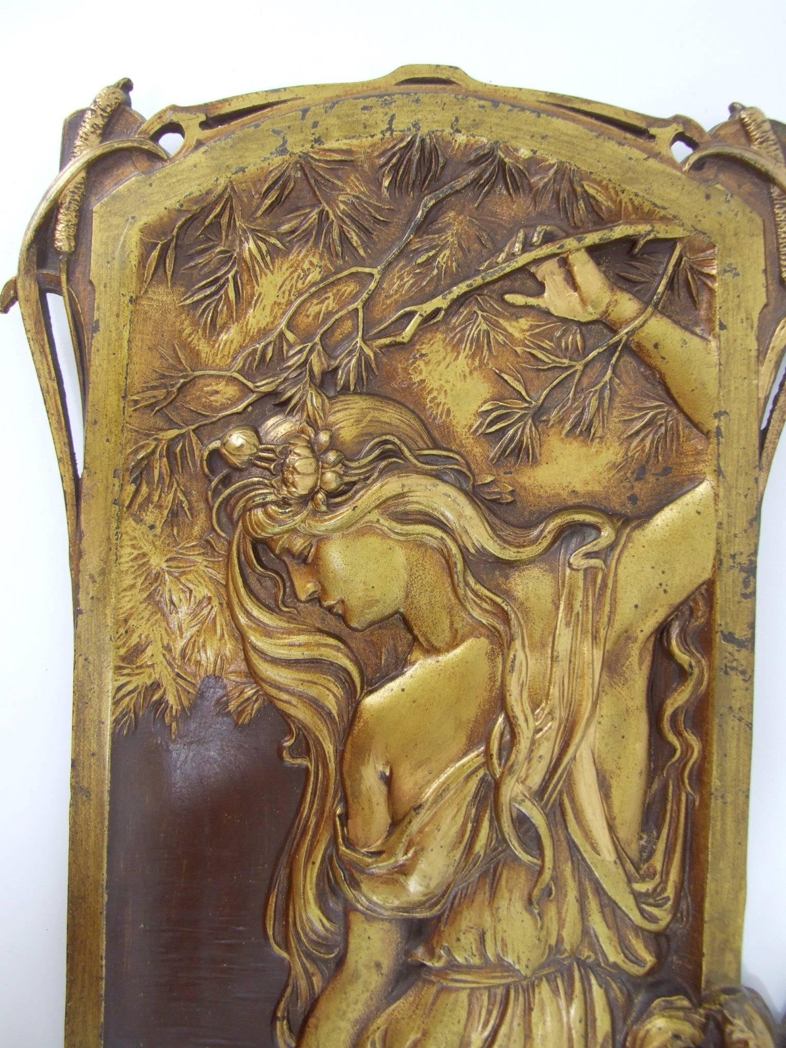 German Art Nouveau Panels by Wilhelm Elster For Sale