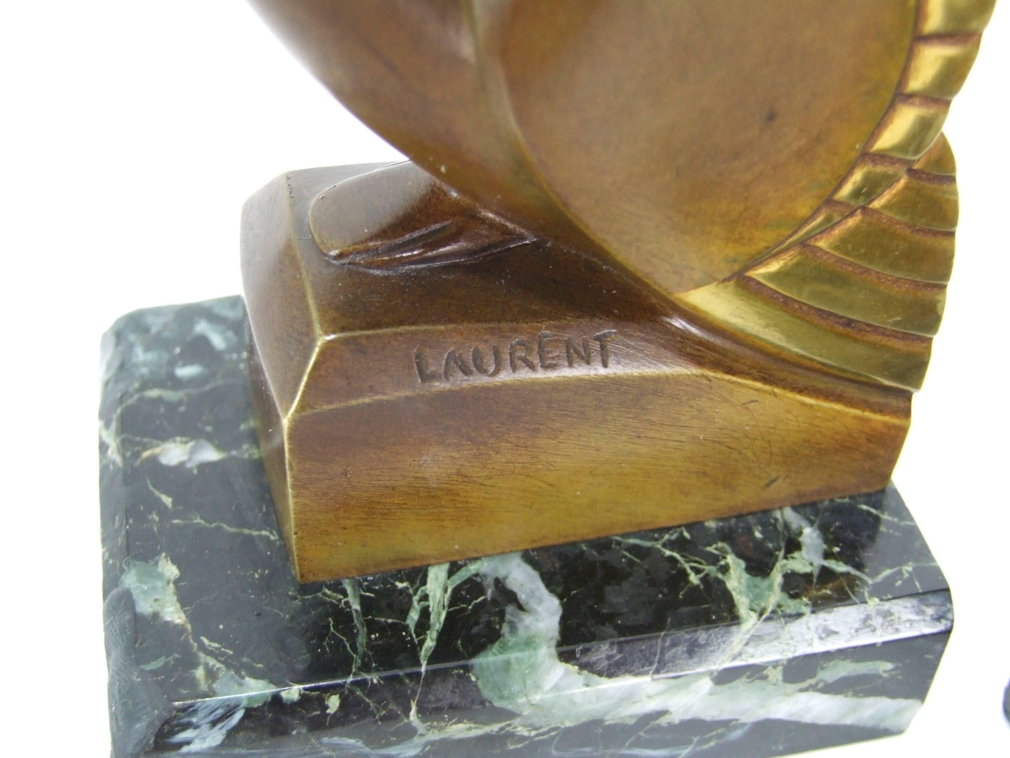 Bronze Bird Bookends by Laurent For Sale 4