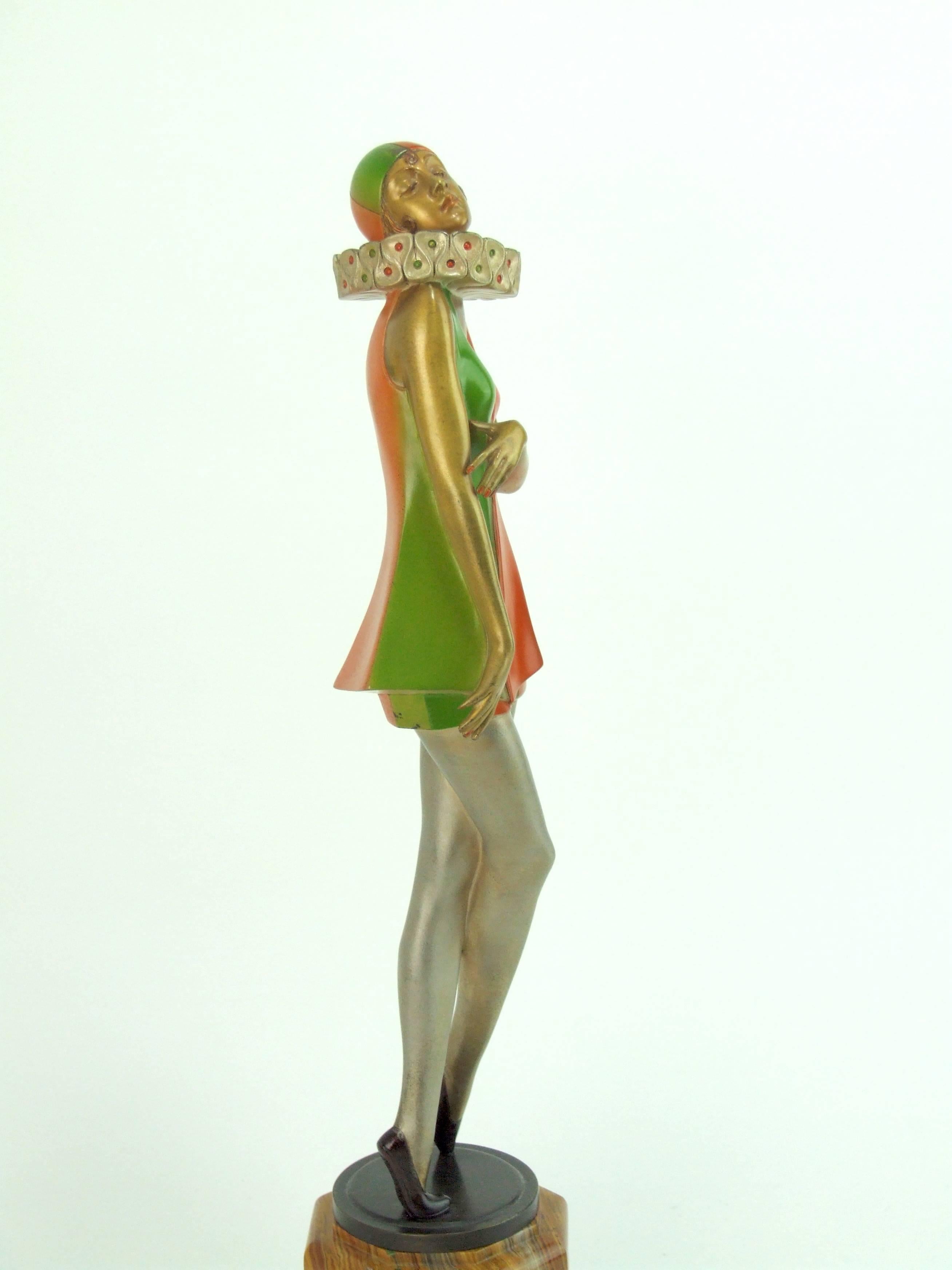 Austrian Harlequin Dancer by Lorenzl 