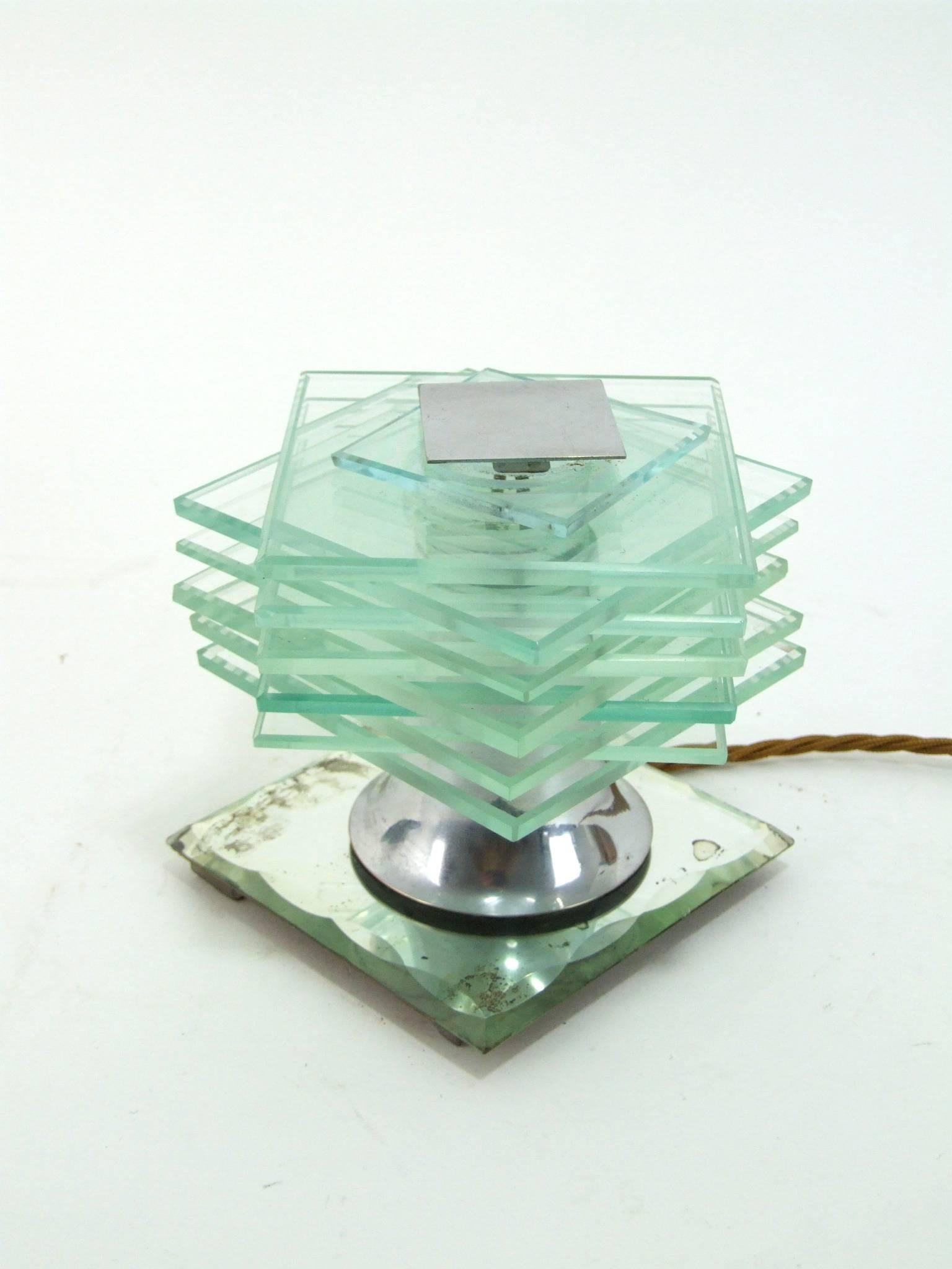 Modernist Table Lamp by Desny  In Good Condition For Sale In Warlingham, GB