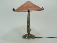 Bronze Table Lamp by Muller Freres