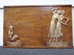 Large Art Deco Panel by Rowley Galleries