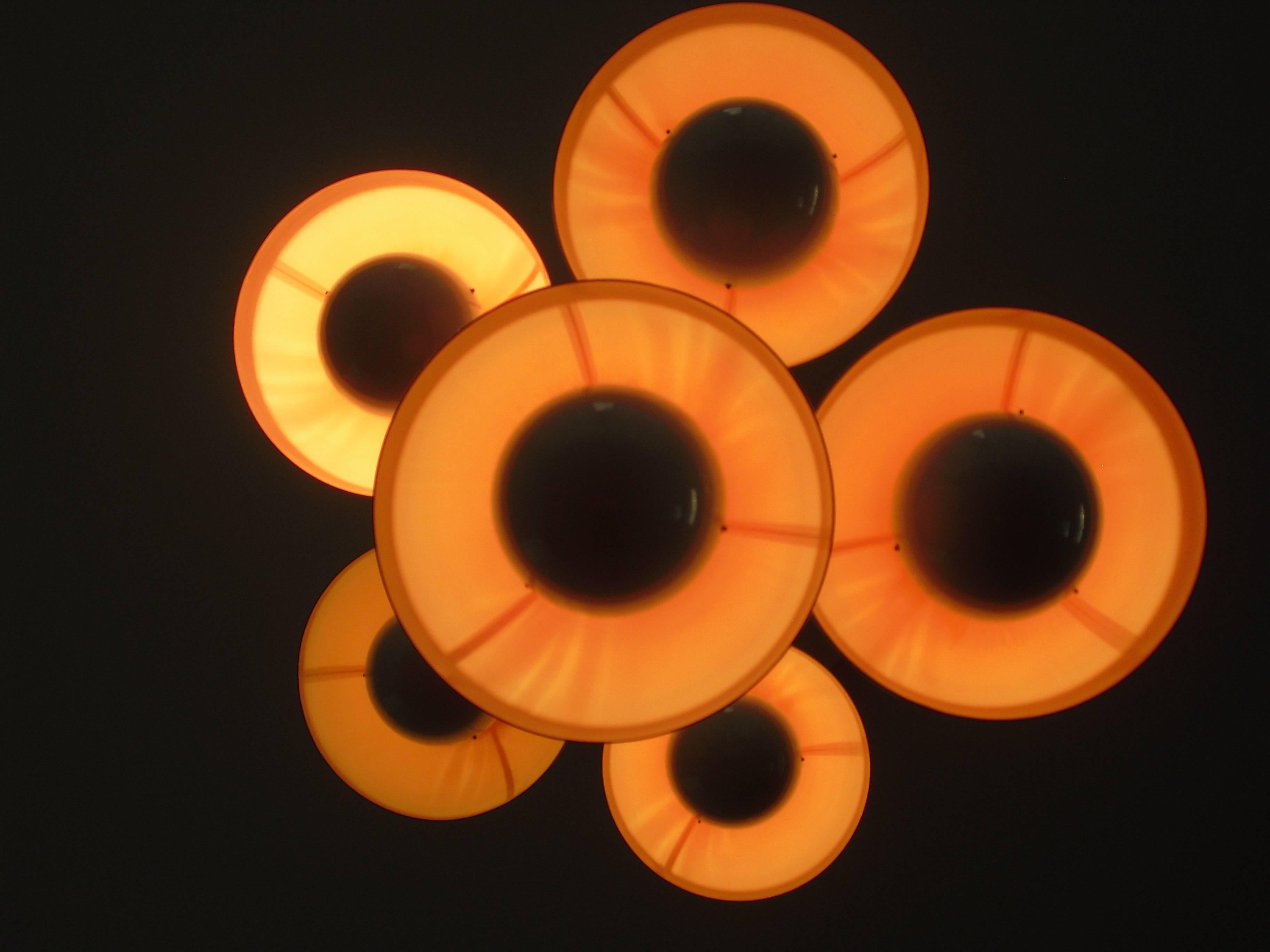 Mid-Century Modern Flower Pot Pendant by Verner Panton for Louis Poulsen, 1960s In Good Condition In Westmaas, NL