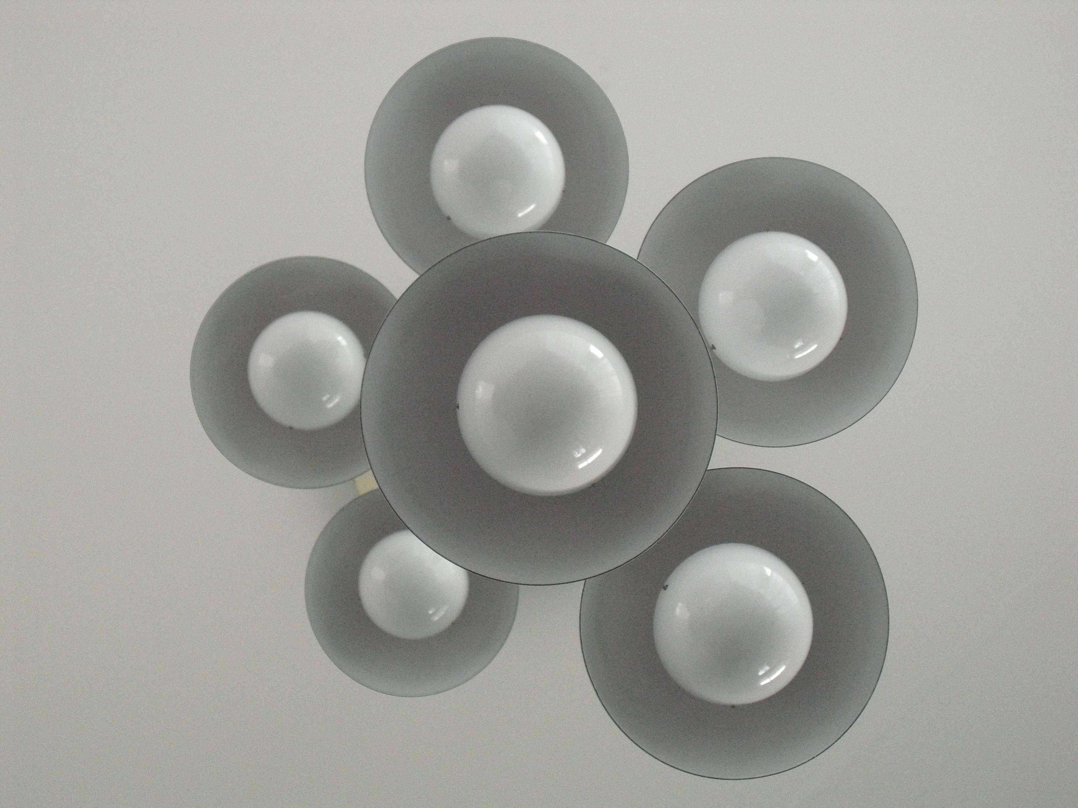 Danish Mid-Century Modern Flower Pot Pendant by Verner Panton for Louis Poulsen, 1960s