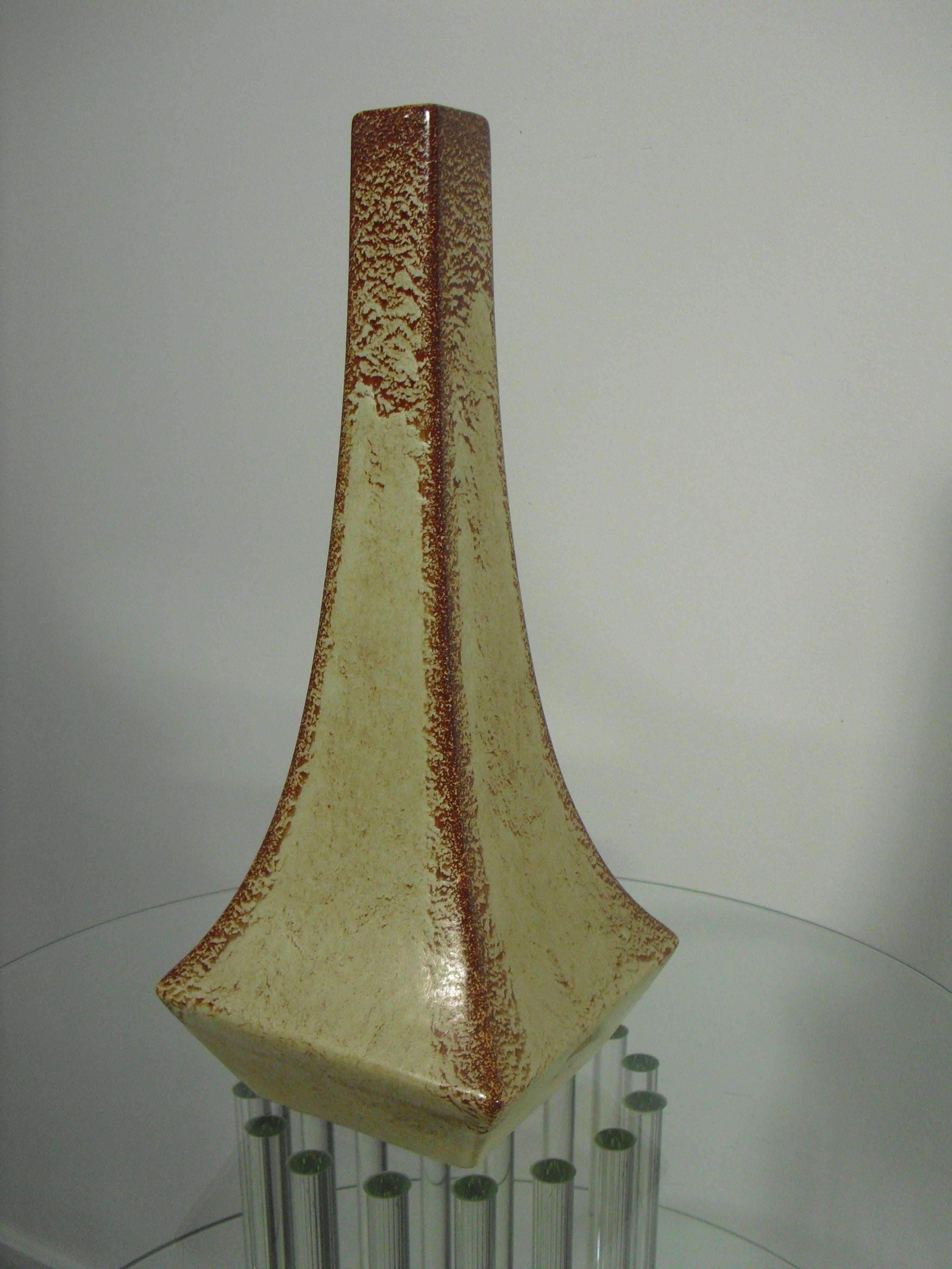 Italian Mid-Century Modern Ceramic Bertoncello Vase, 1960s 4