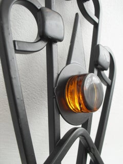 Danish Design Dantoft Wall Candle Holder Wrought Iron, 1960s