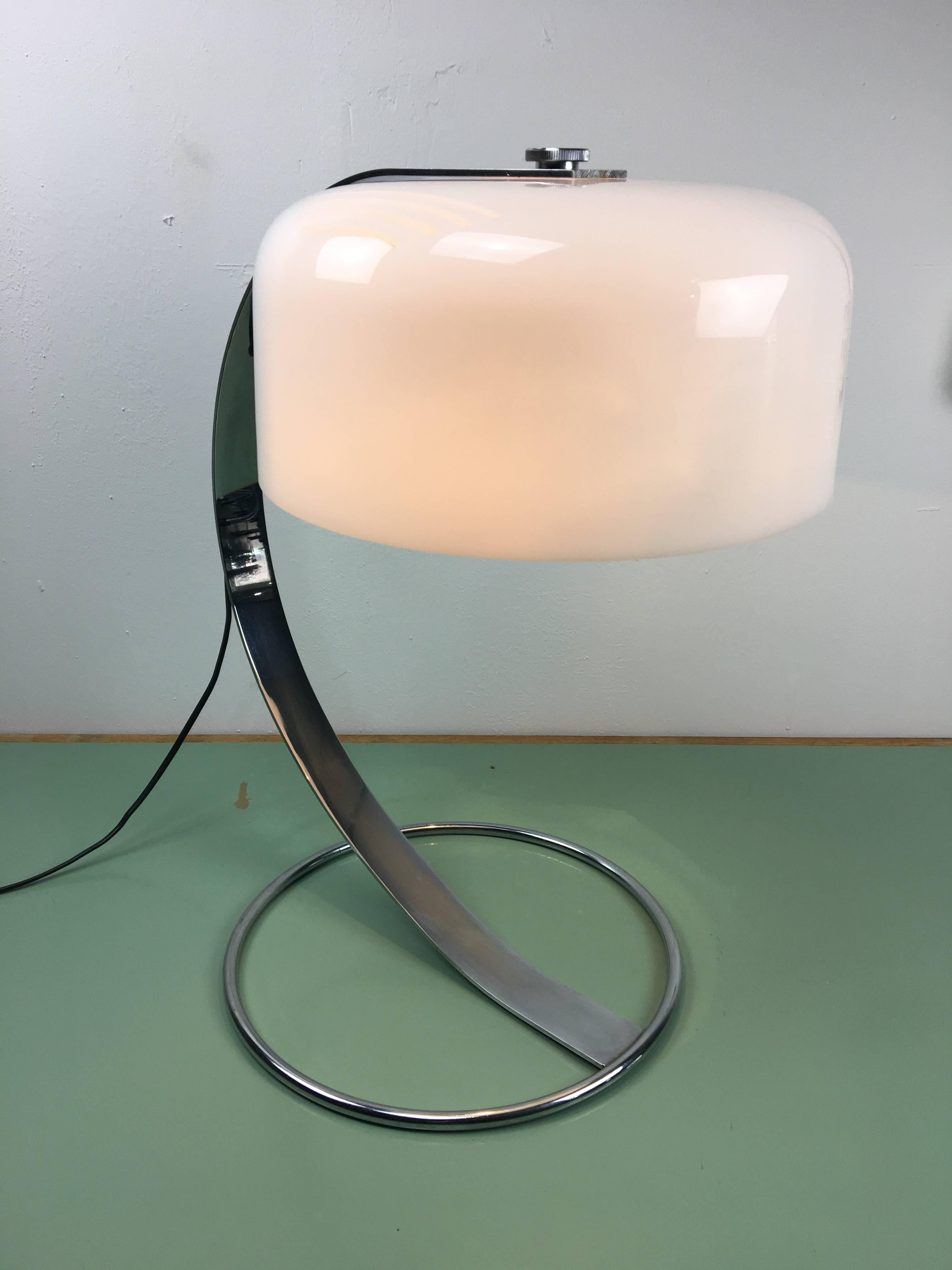 Plated Dutch Design RAAK 'Tropic' Table Lamp Model D2125, 1970s