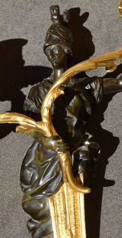 Pair of 17th Century Wall Sconces in the Manner of André-Charles Boulle