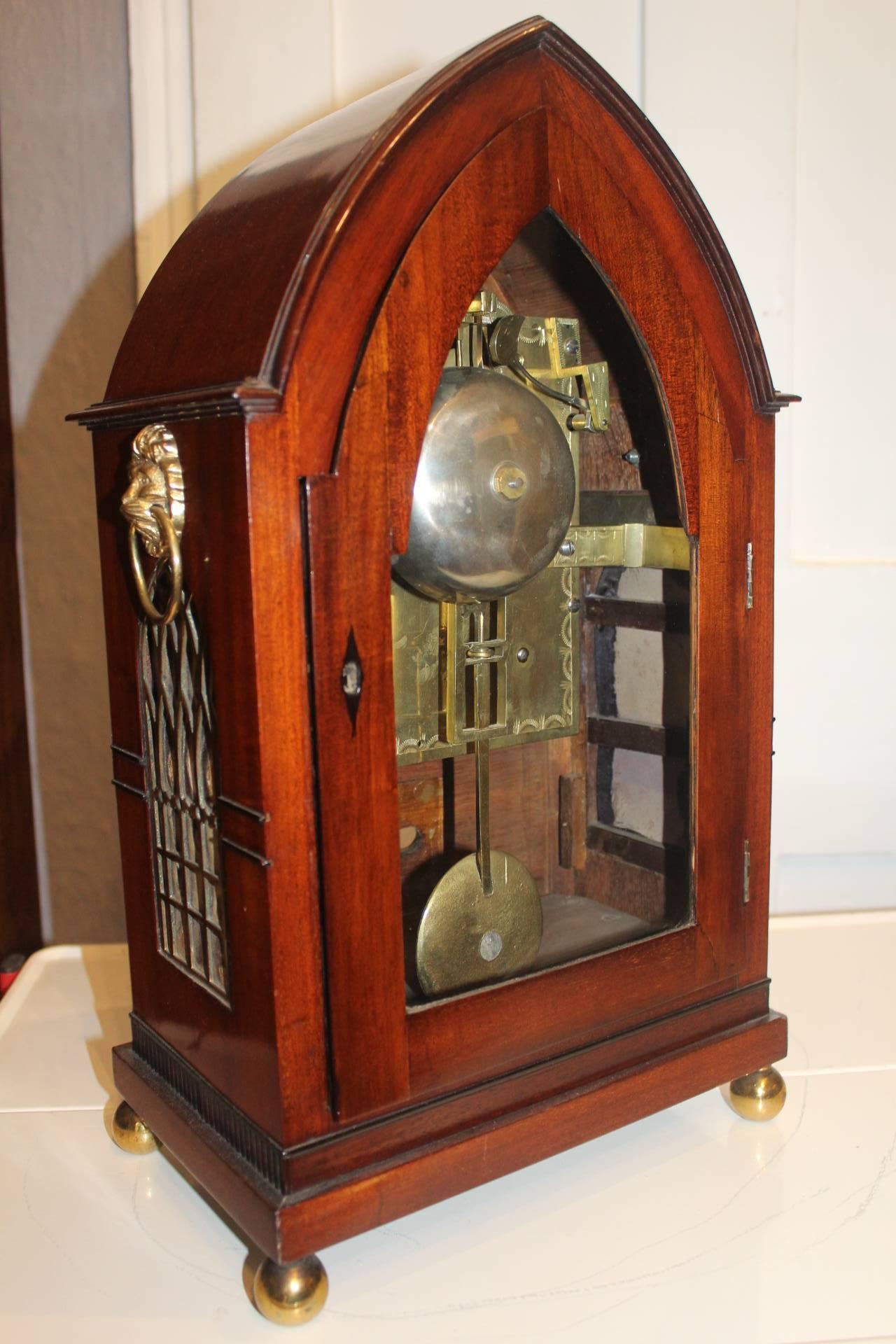 Early 19th Century Regency London Clock.  Circa 1820. 1