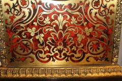 19th Century French Boulle Clock with Brass Inlay