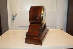 19th Century English Fusee Mantel Clock by Brockbank & Atkins