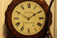 19th Century Walnut Wall Clock