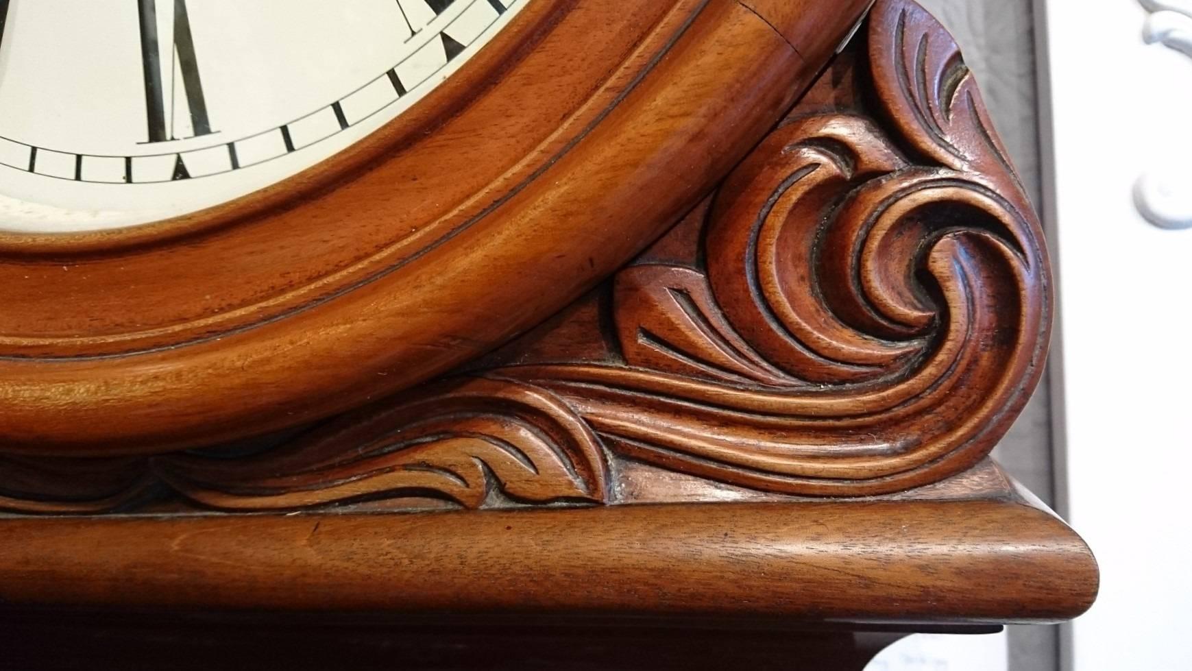 Late 19th Century 19th Century Irish Mahogany Longcase Clock by Patrick Donegan, Dublin For Sale