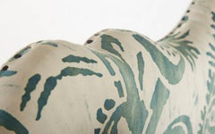 'Negrin' Traditionally Upholstered Headboard by Ensemblier London, Single