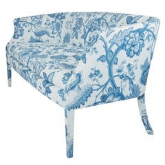 'Hepplewhite' Traditionally Upholstered Occasional Sofa by Ensemblier