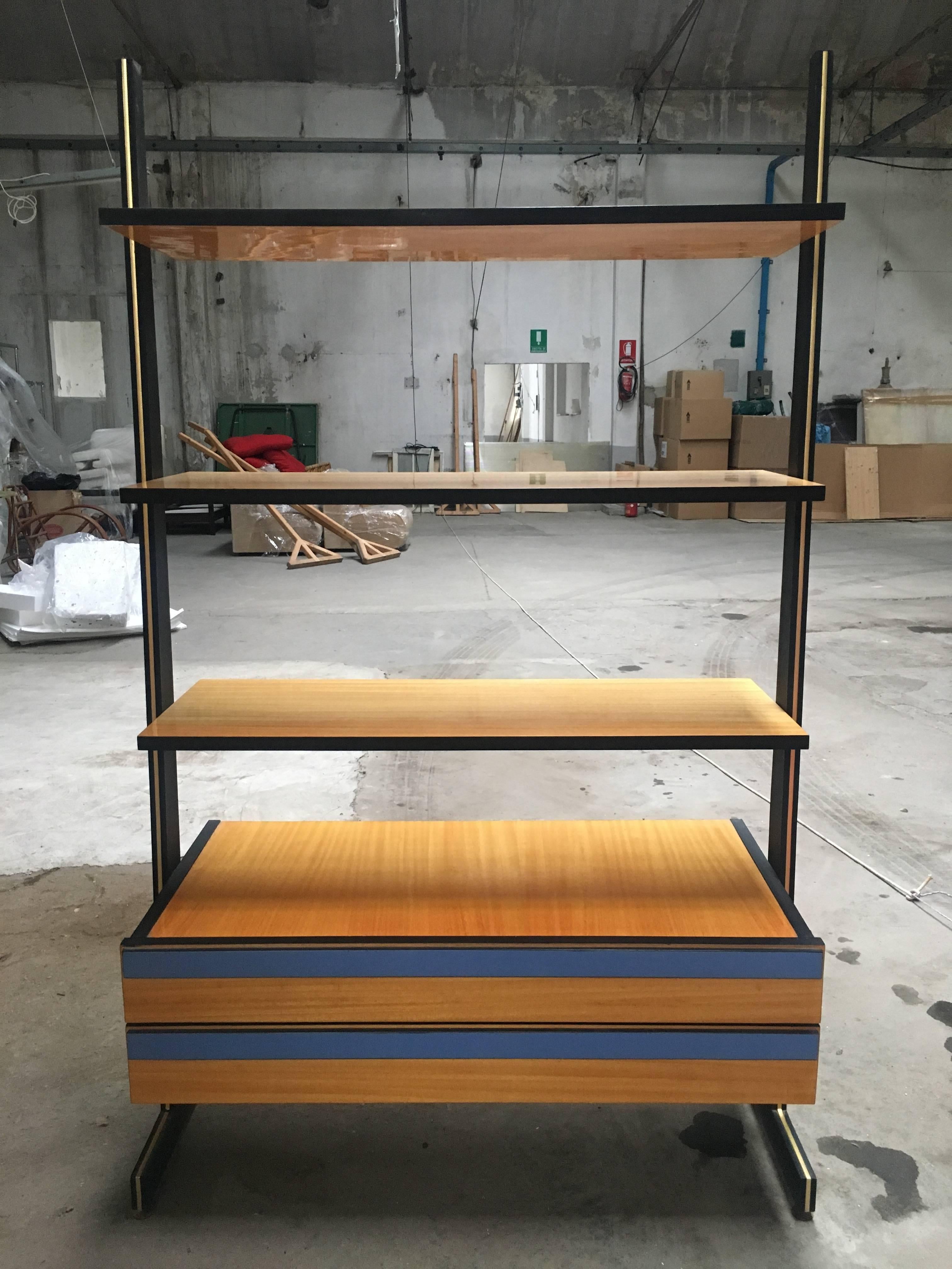 Mid-Century Modern Italian Wardrobes and Shelving produced by Stenio Villani Factory during 1960s