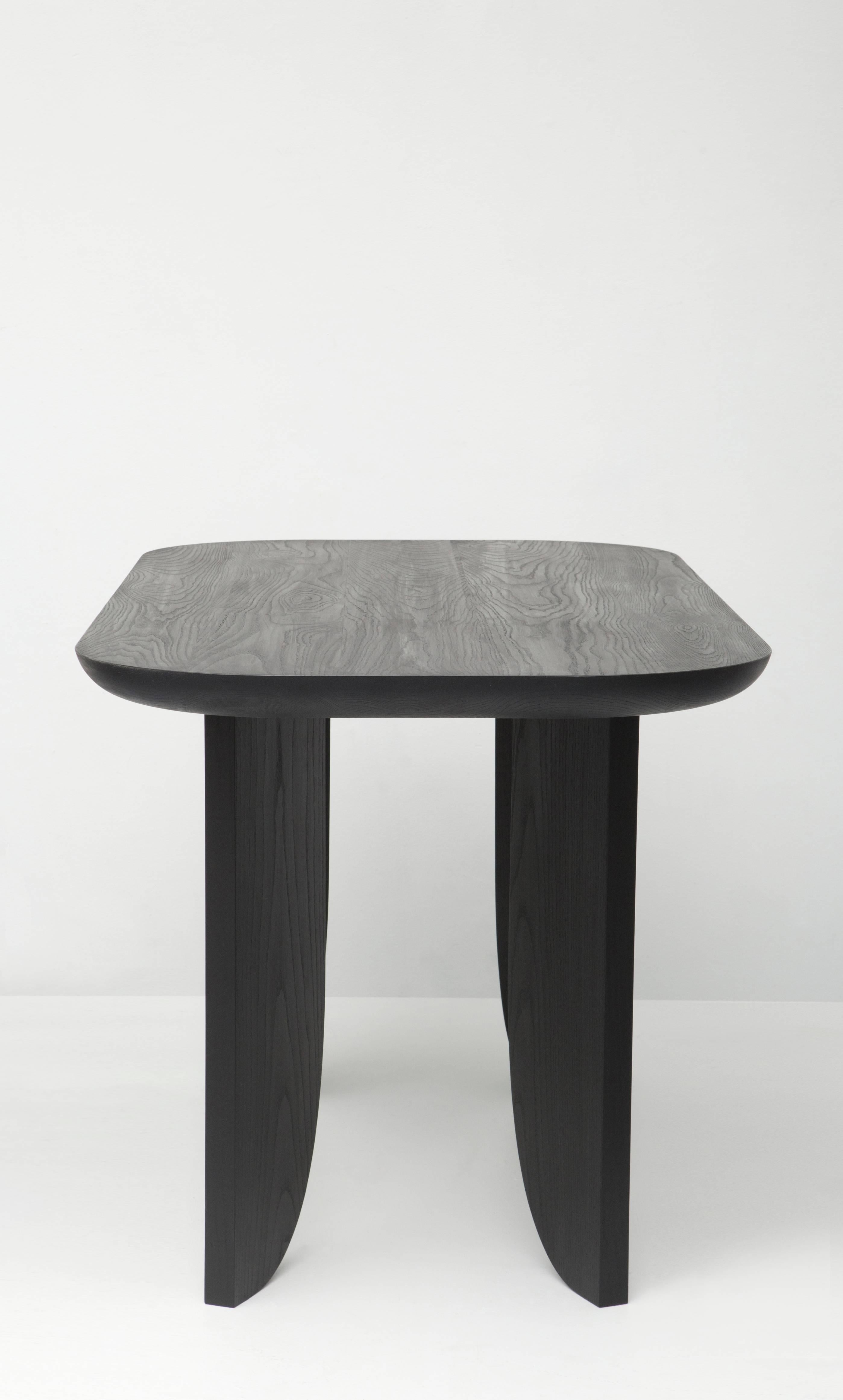 sculptural dining table