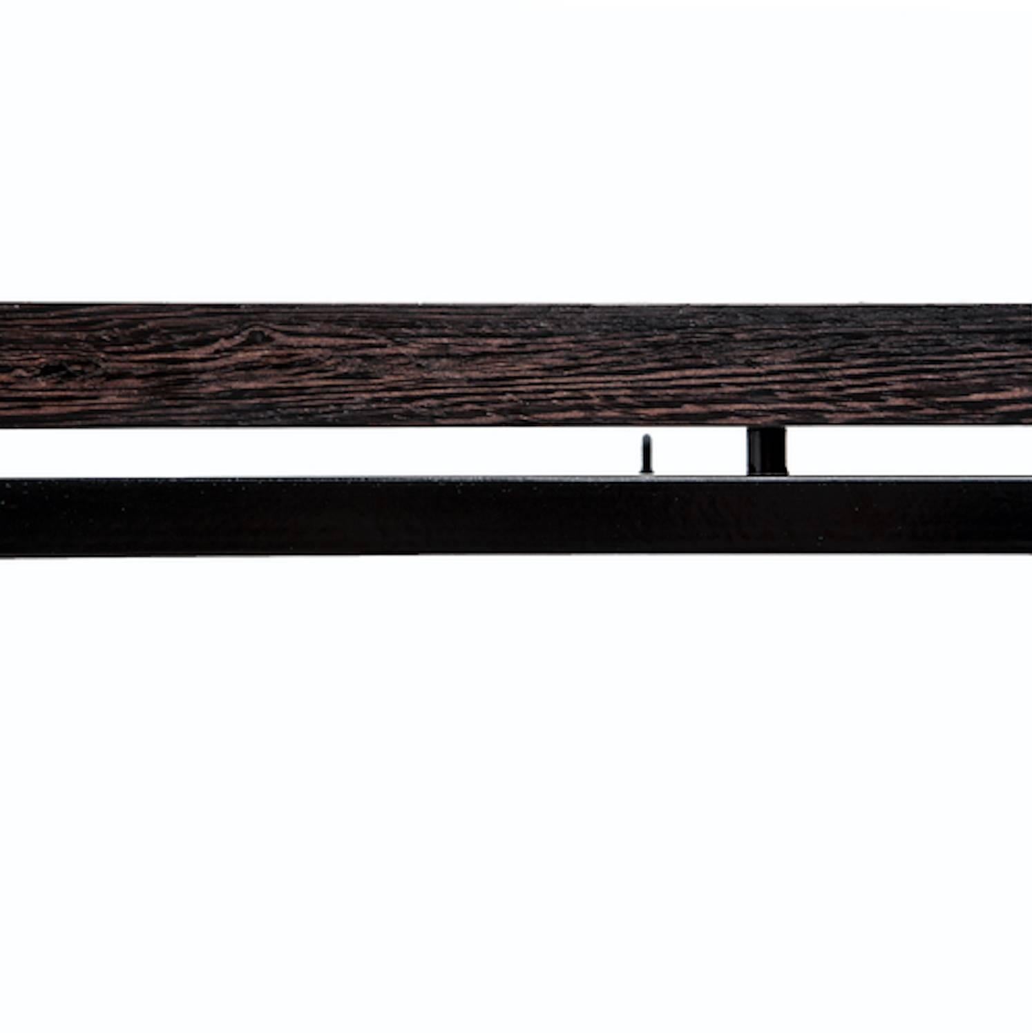 CA2TS Contemporary Handcrafted Minimalist Table with Interchangeable Stone Tops For Sale 4