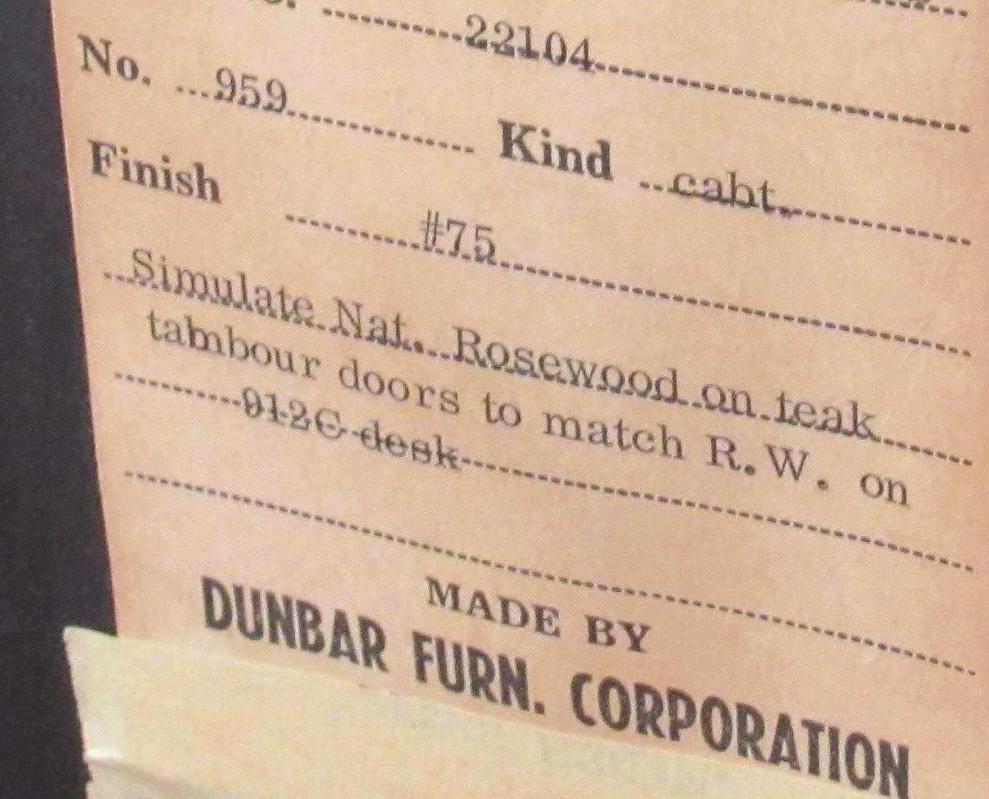 20th Century Edward Wormley for Dunbar Cabinet 1950s