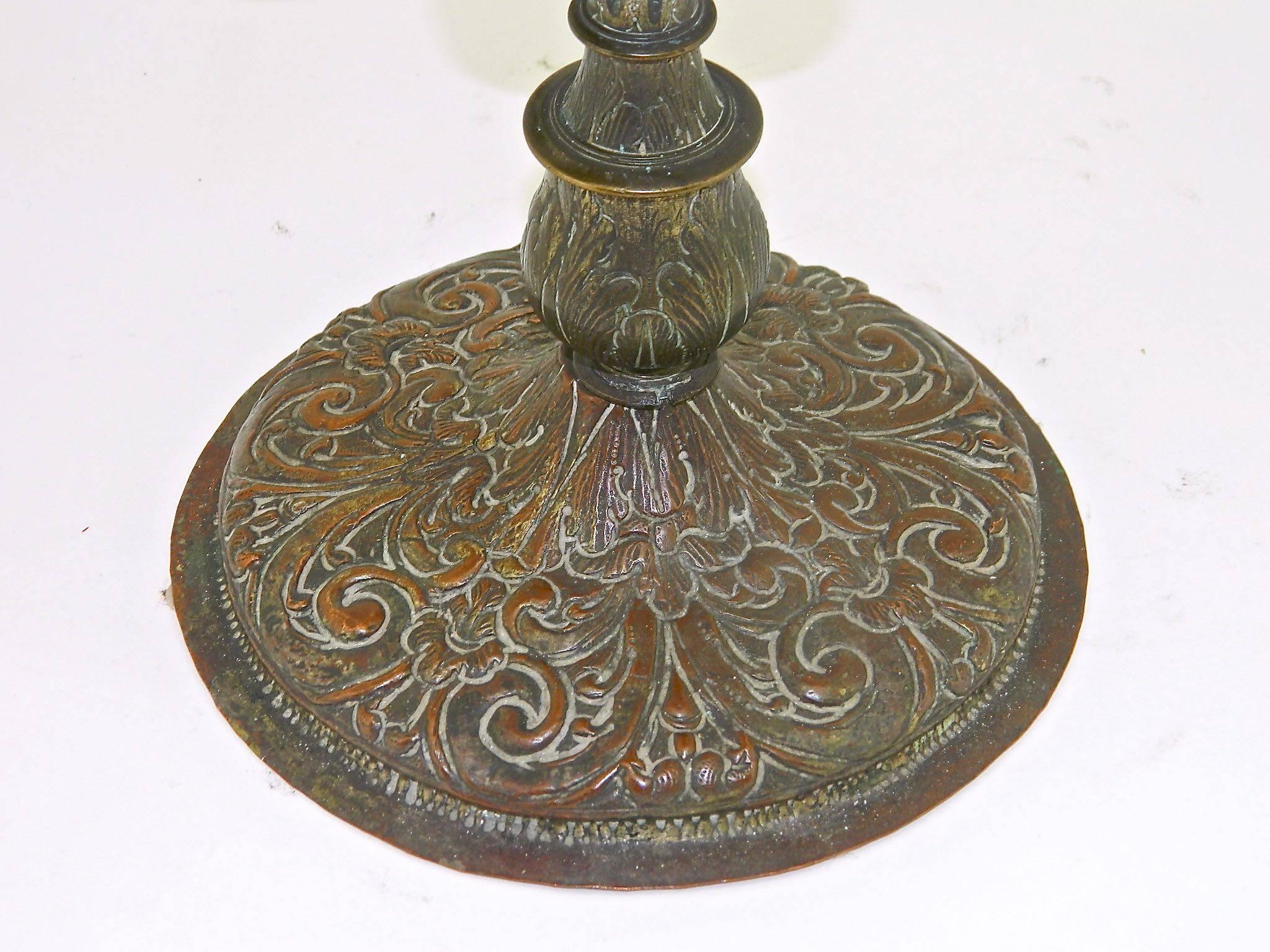 17th Century Spanish Copper Reliquary 4