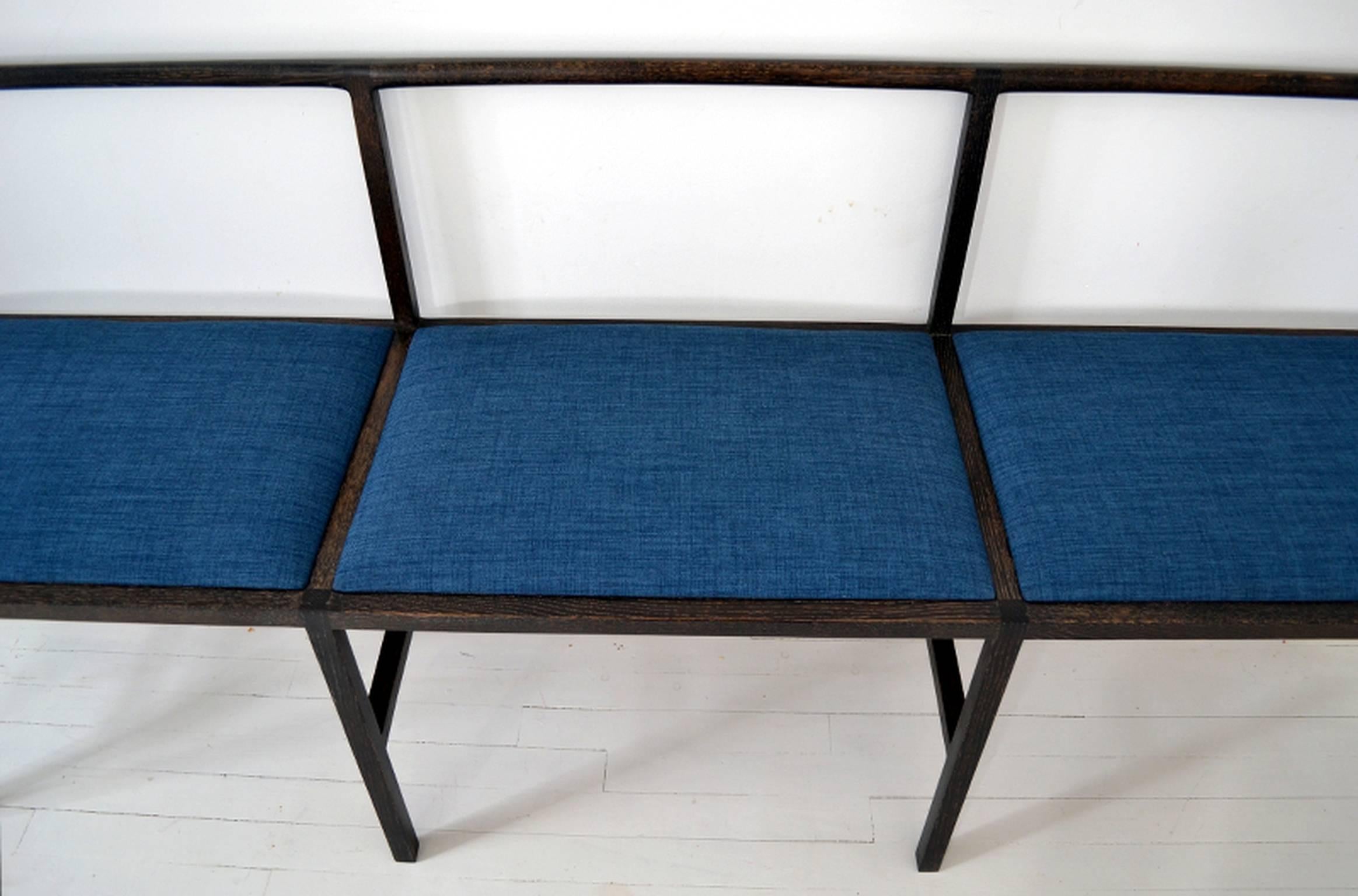 American Westmoreland Bench, Upholstered Bench, Contemporary Modern For Sale