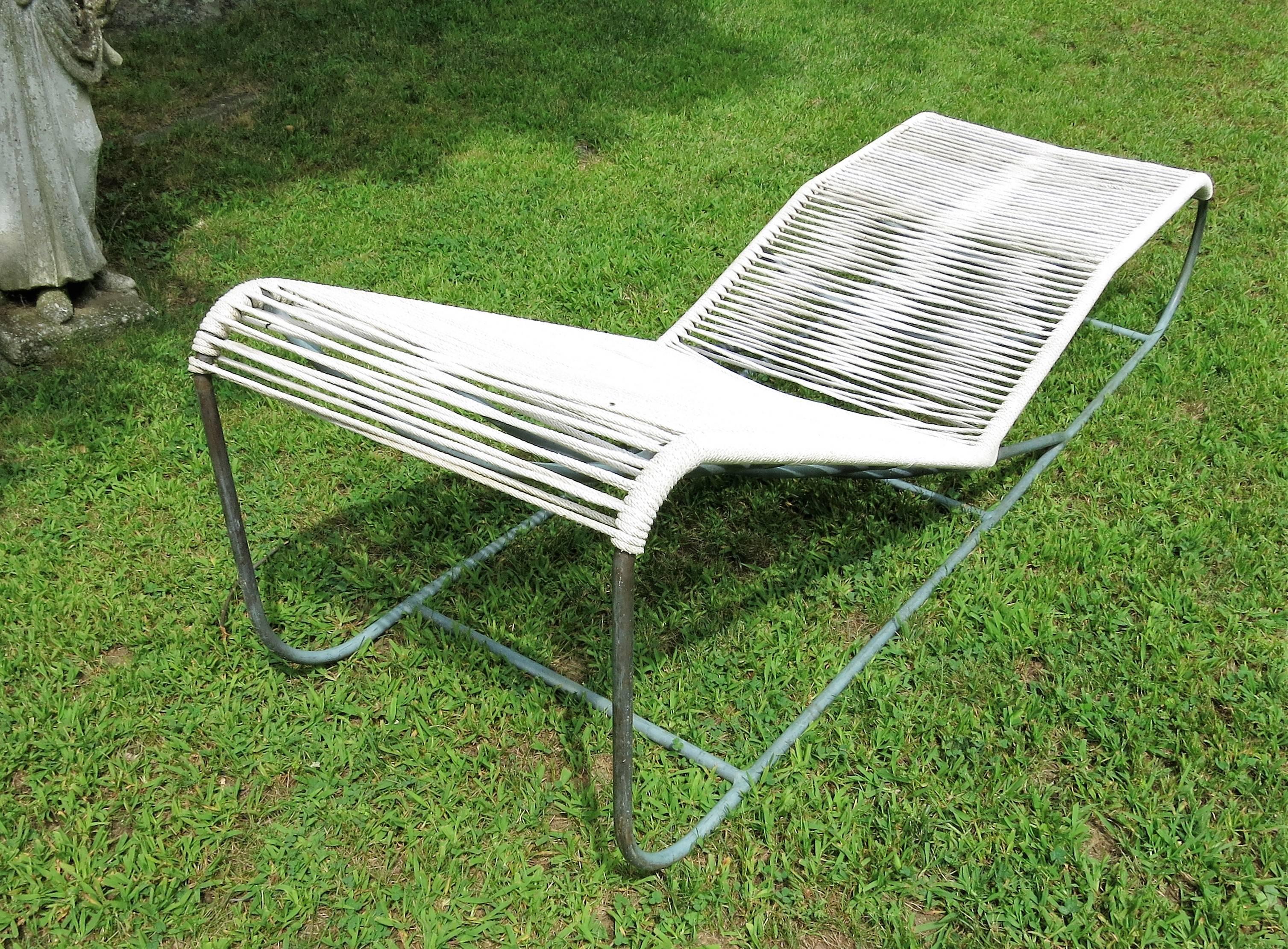 Kipp Stewart Bronze Chaise Lounge for Terra of California In Good Condition In Newtown, CT