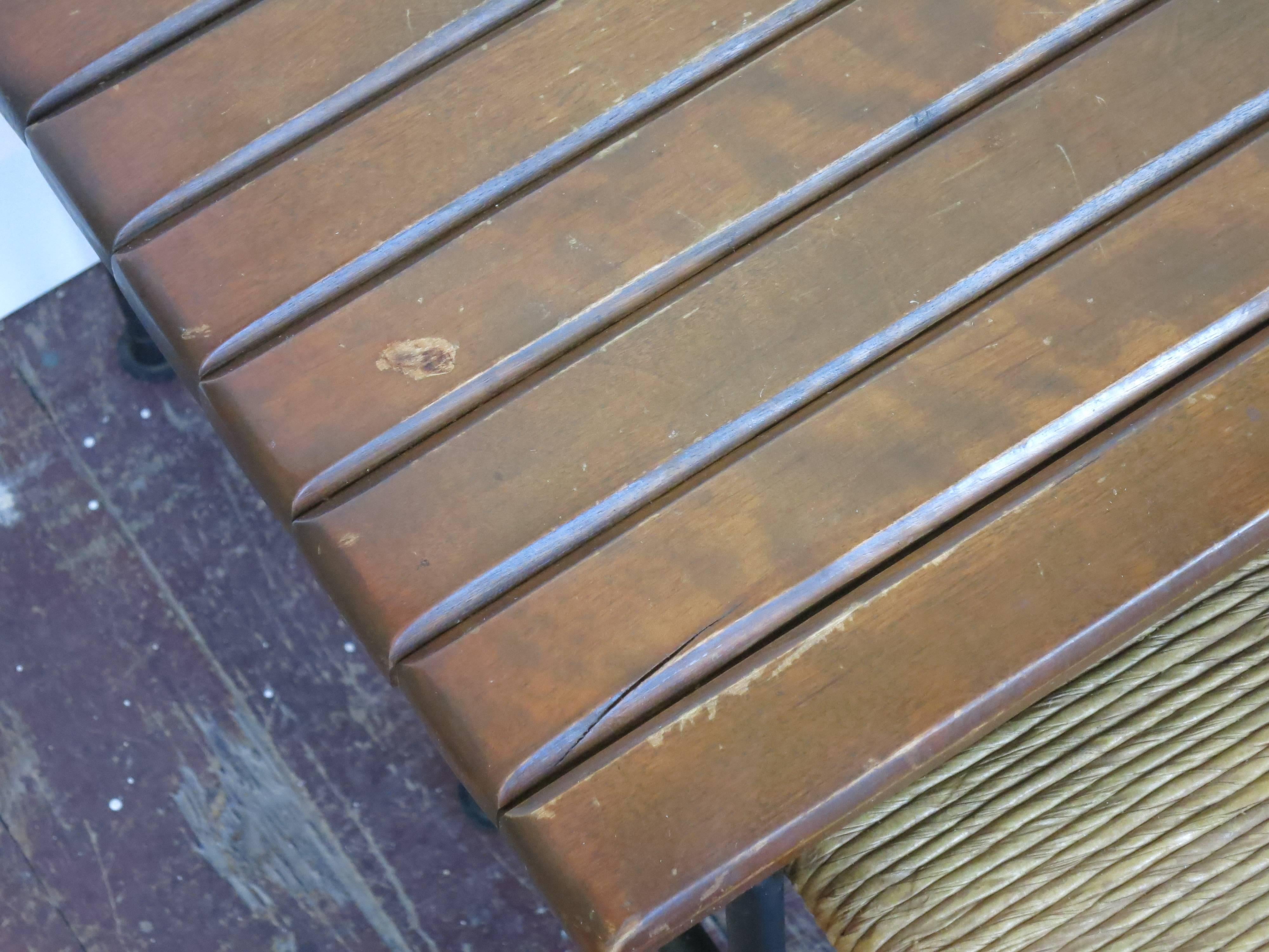 Arthur Umanoff Maple Bench and Set of Nesting Stools for Raymor In Good Condition For Sale In Newtown, CT