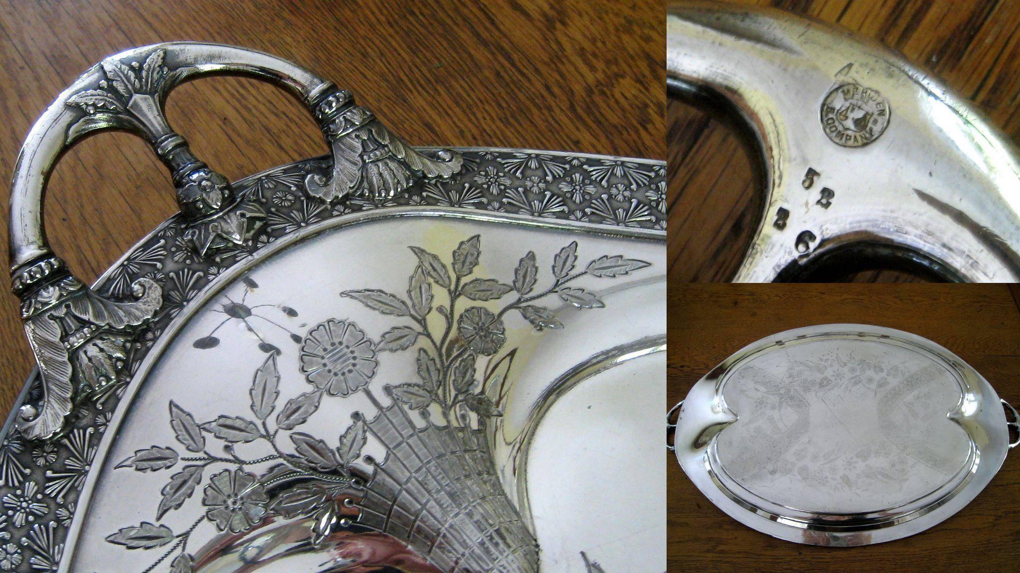 victorian plate silver tea set