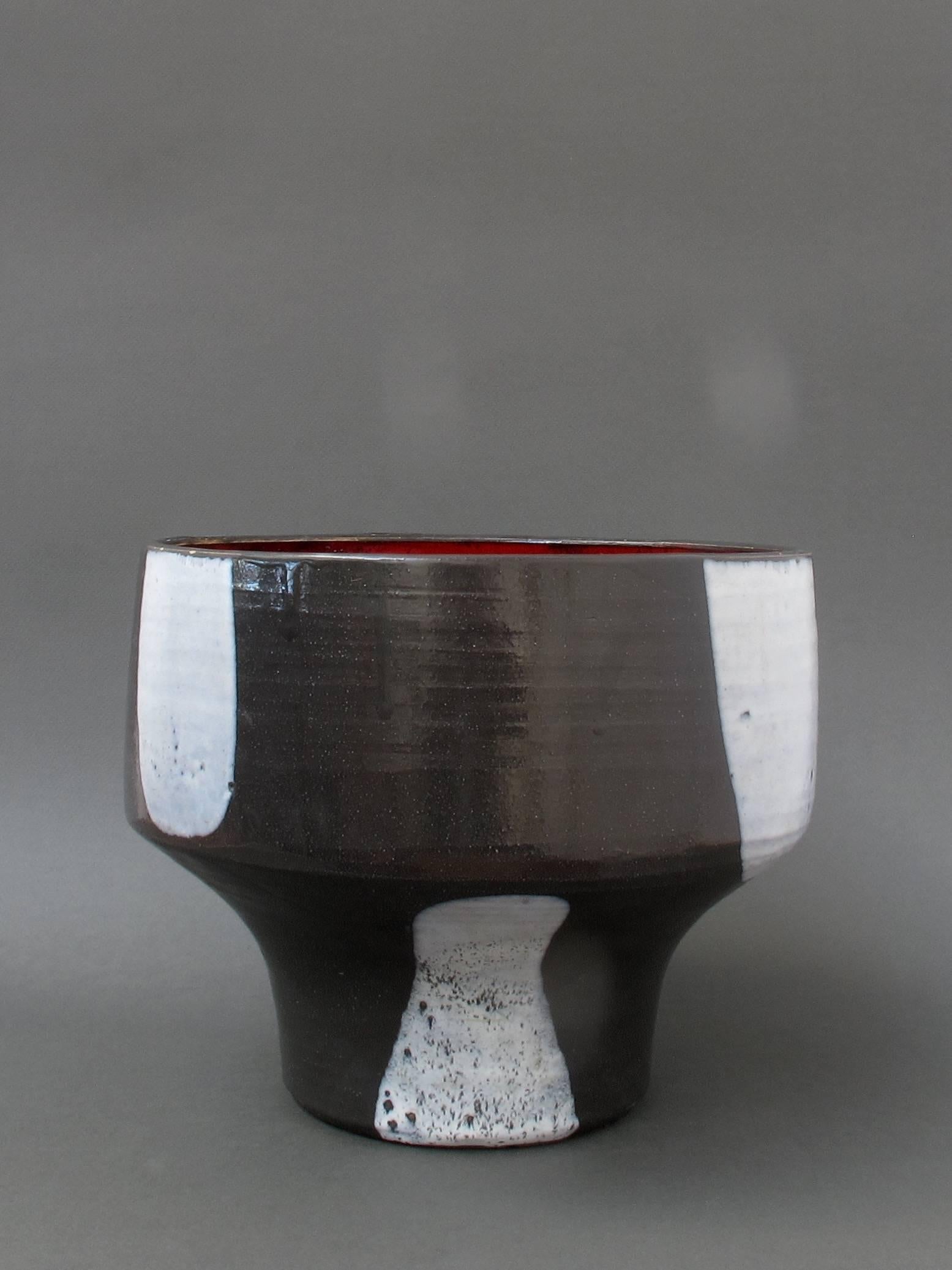 Mid-Century Modern Klaus Schultz Jardinière en forme de champignon, circa 1950.