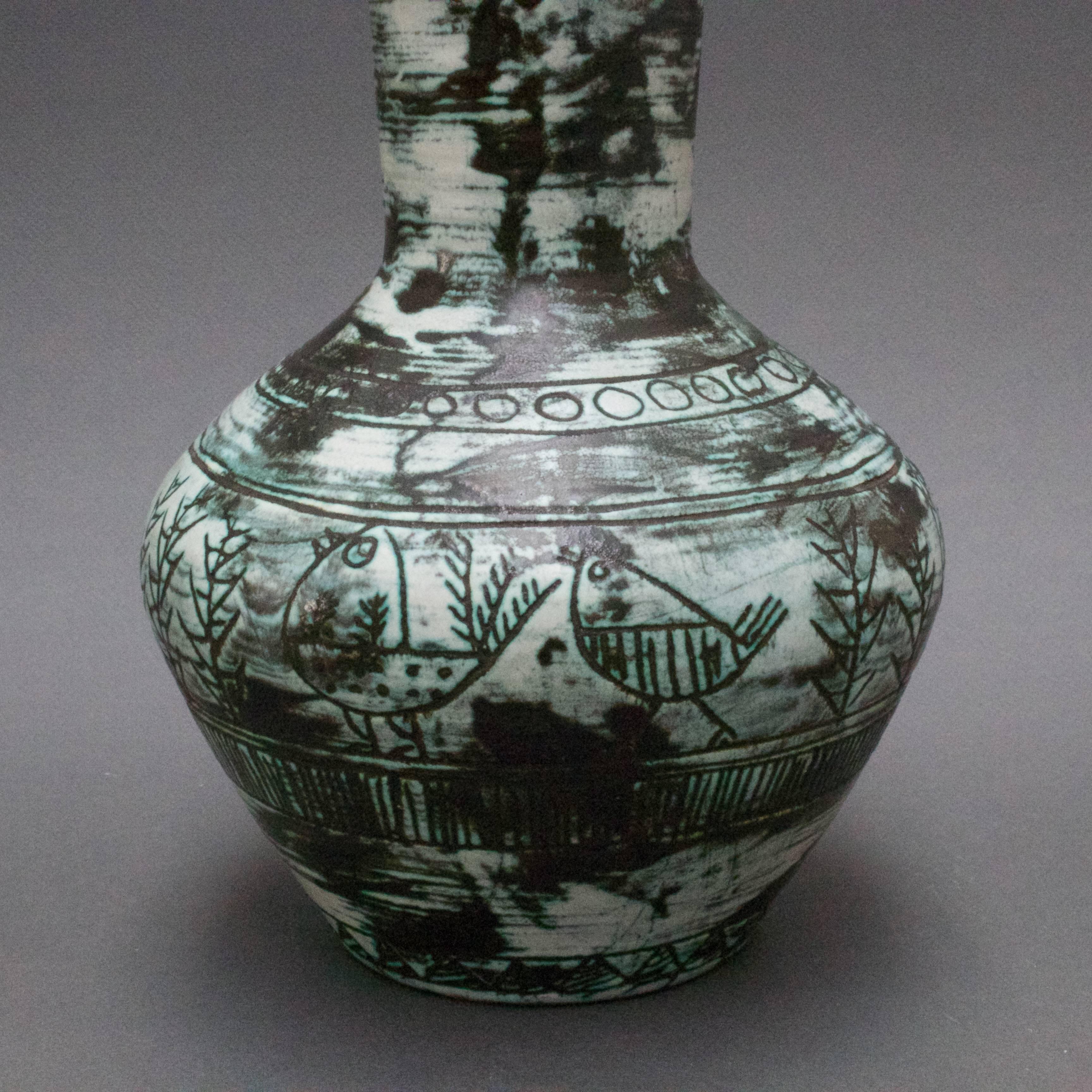Mid-Century Modern Ceramic Vase by Jacques Blin (c. 1950s)
