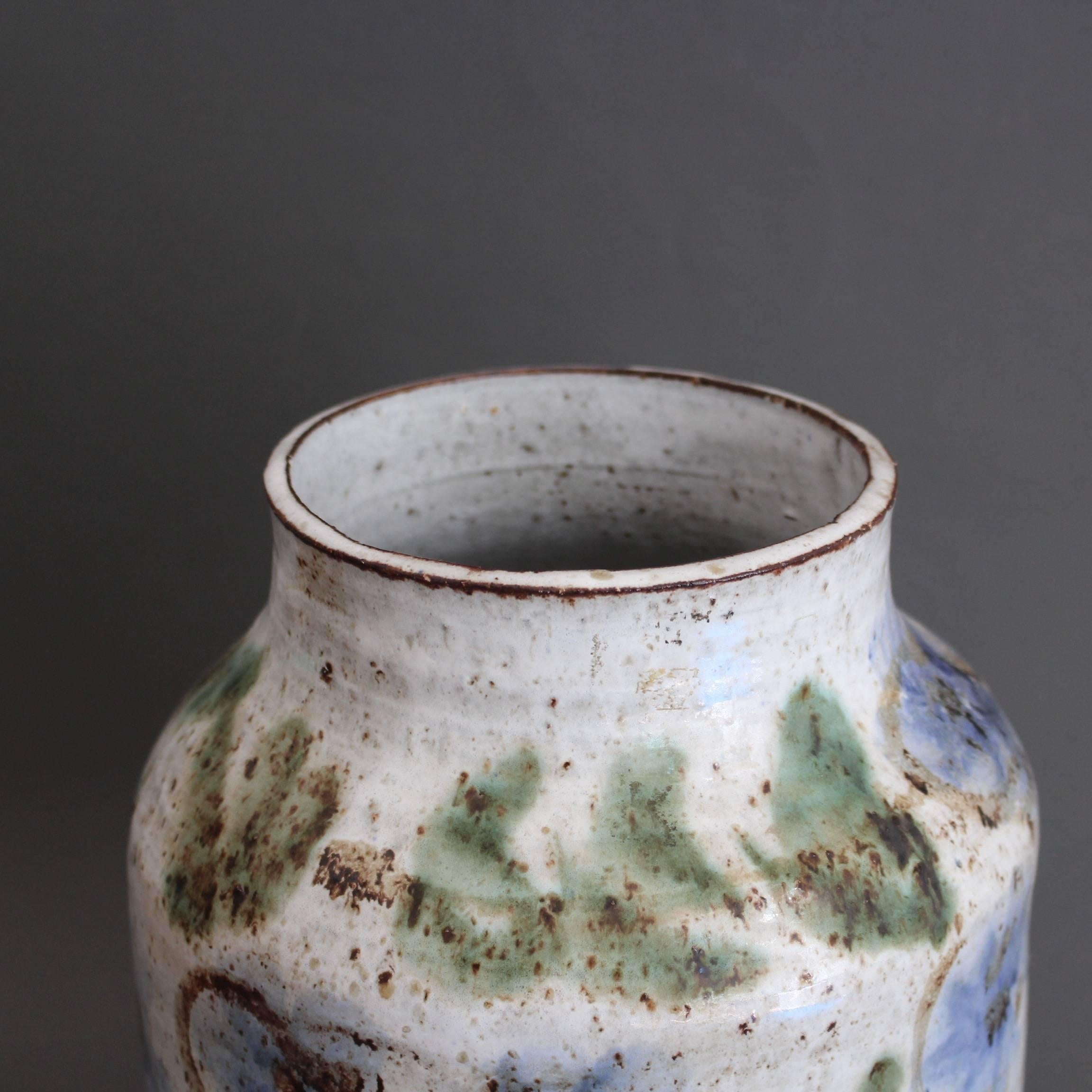 Ceramic Vase by Albert Thiry, circa 1960s In Good Condition In London, GB