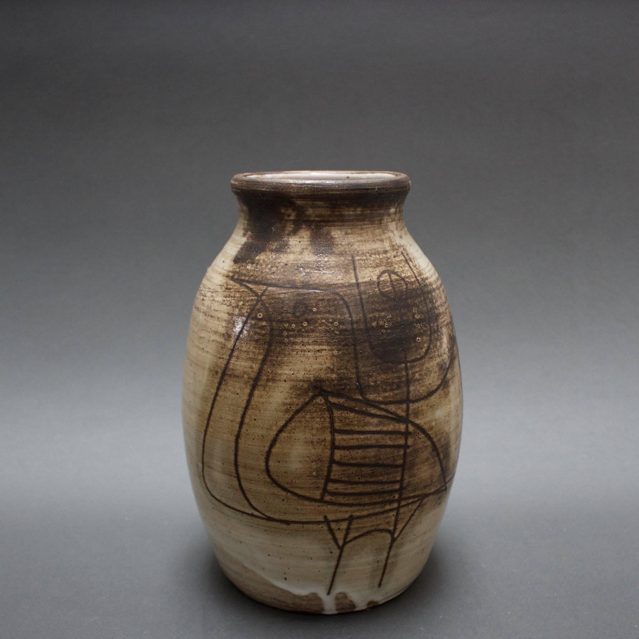 Mid-20th Century Jacques Pouchain Midcentury Ceramic Vase, circa 1960s