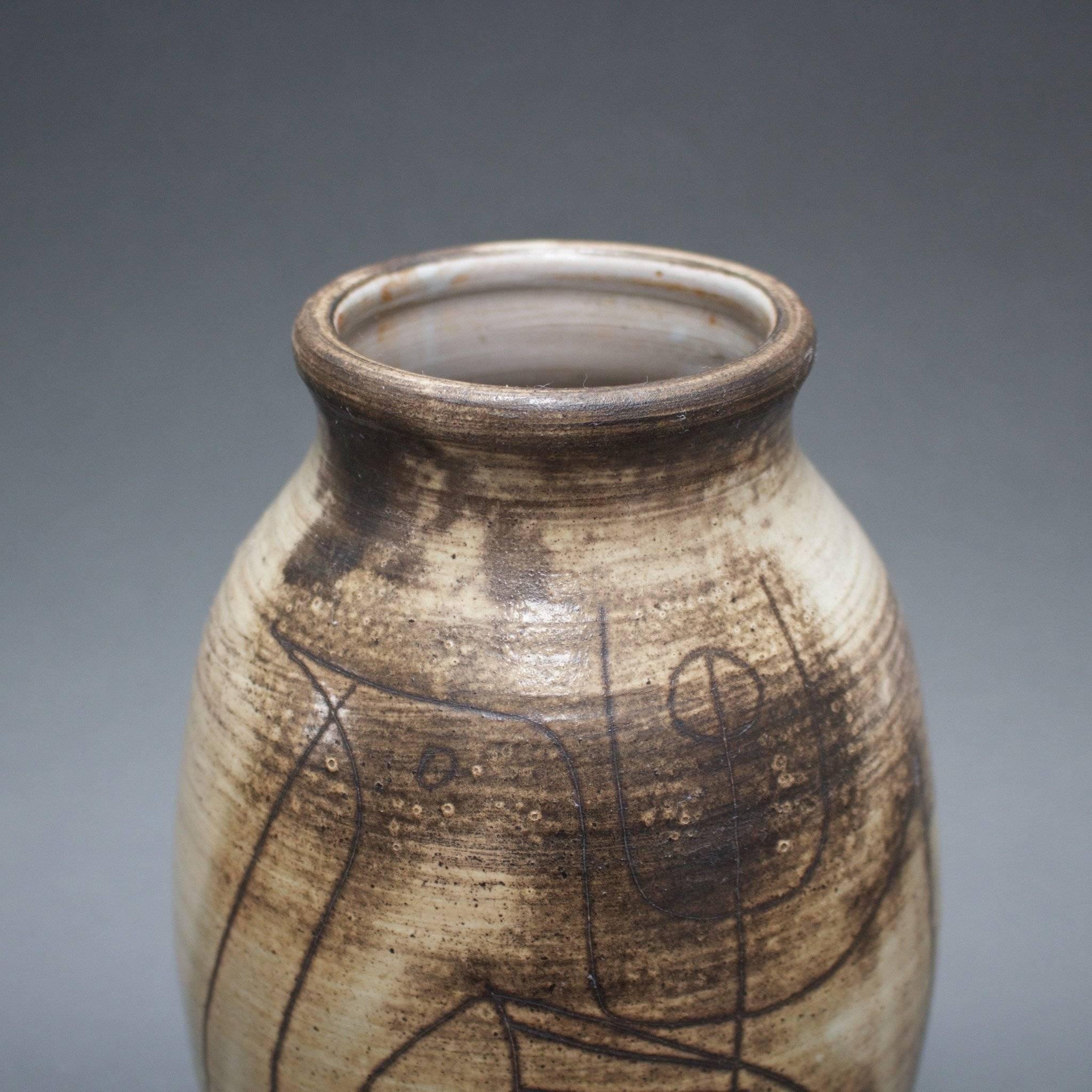 Jacques Pouchain Midcentury Ceramic Vase, circa 1960s In Good Condition In London, GB