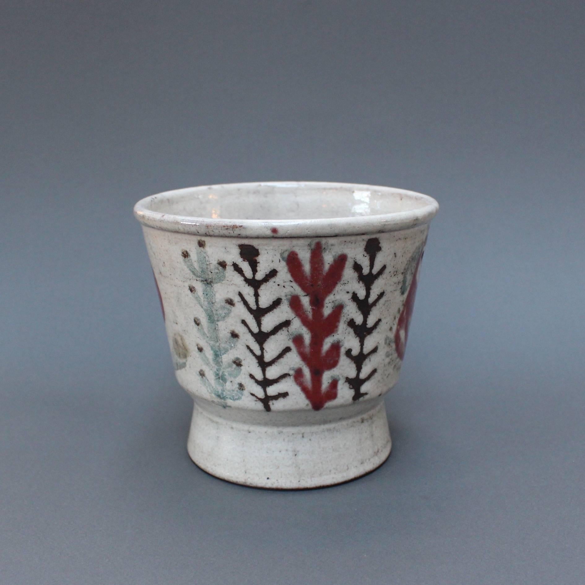 Ceramic Plant Pot by Gustave Reynaud, circa 1960s 2