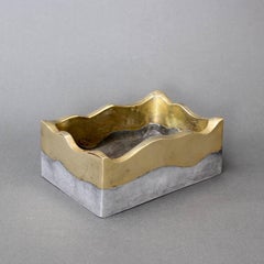 Brutalist Brass and Aluminium Box by David Marshall, circa 1970s