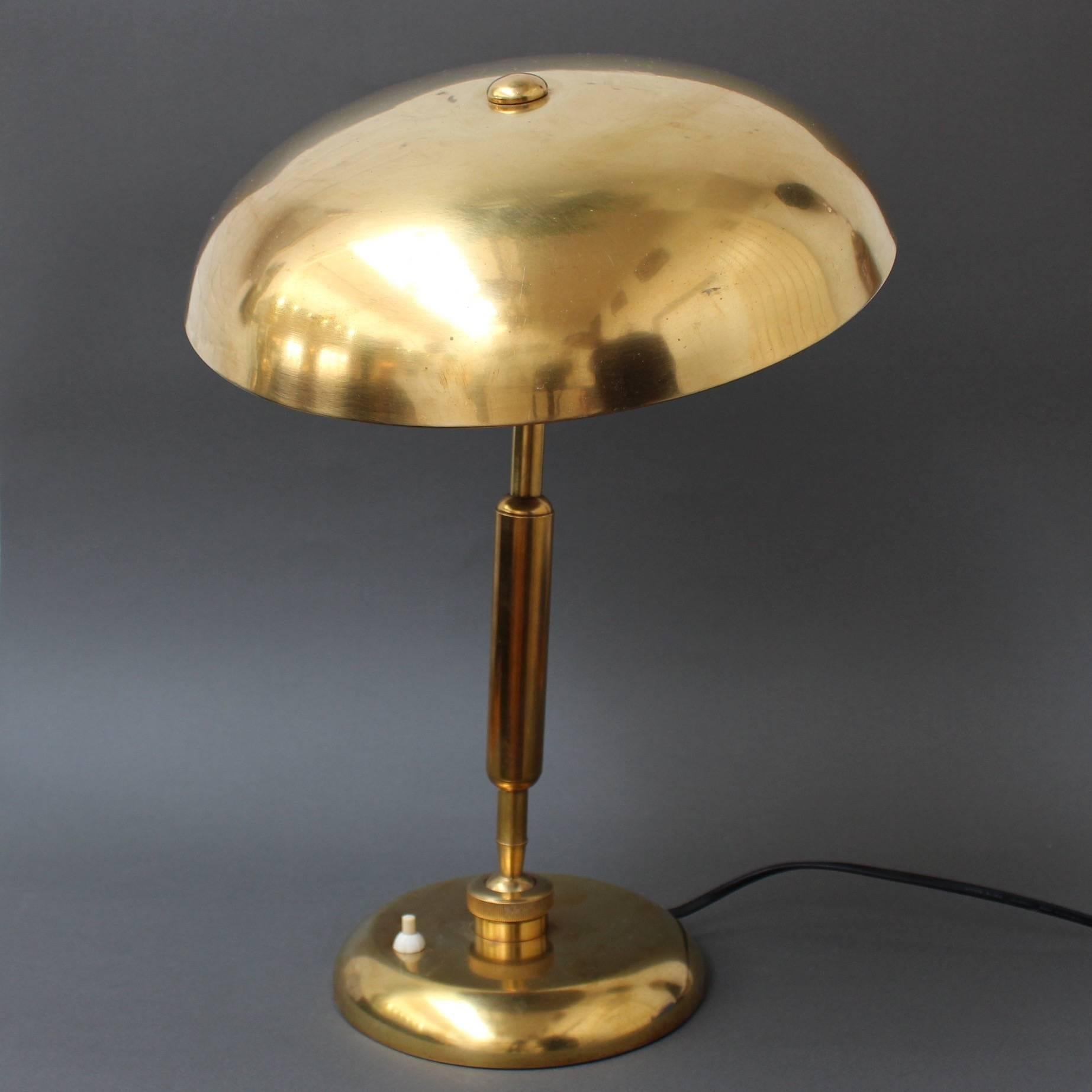 Italian Brass Desk Lamp by Lariolux, circa 1940s 4