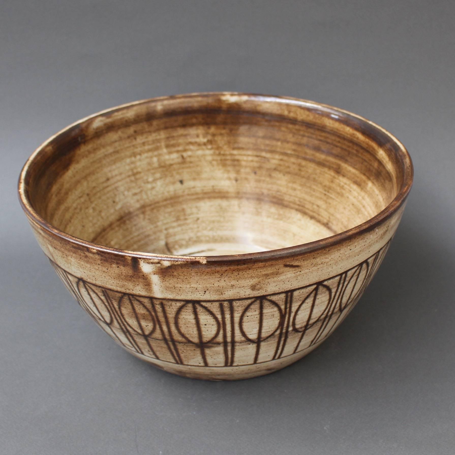 Decorative Ceramic Bowl by Jacques Pouchain, Atelier Dieulefit, circa 1960s 4